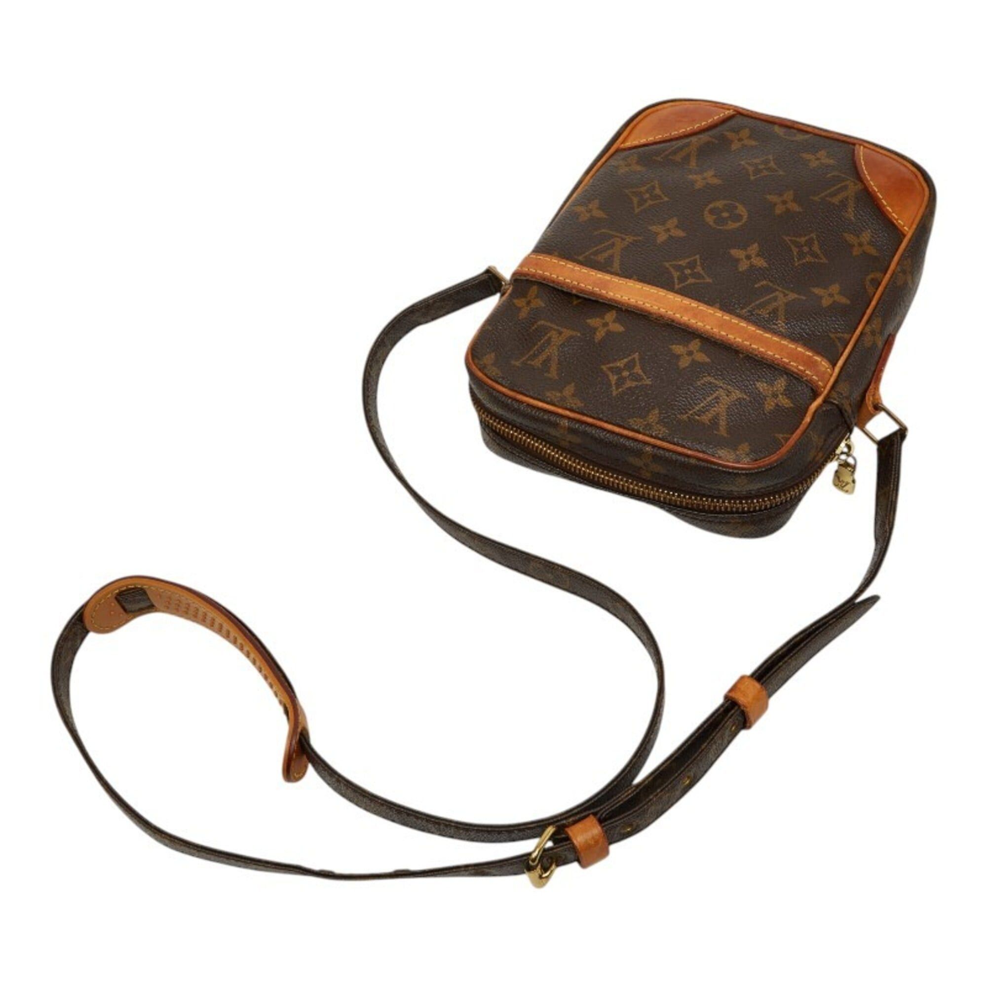 Louis Vuitton Louis Vuitton Monogram Danube Crossbody Shoulder Bag M45266 Brown Leather Women's LOUIS VUITTON Size ONE SIZE - 4 Thumbnail