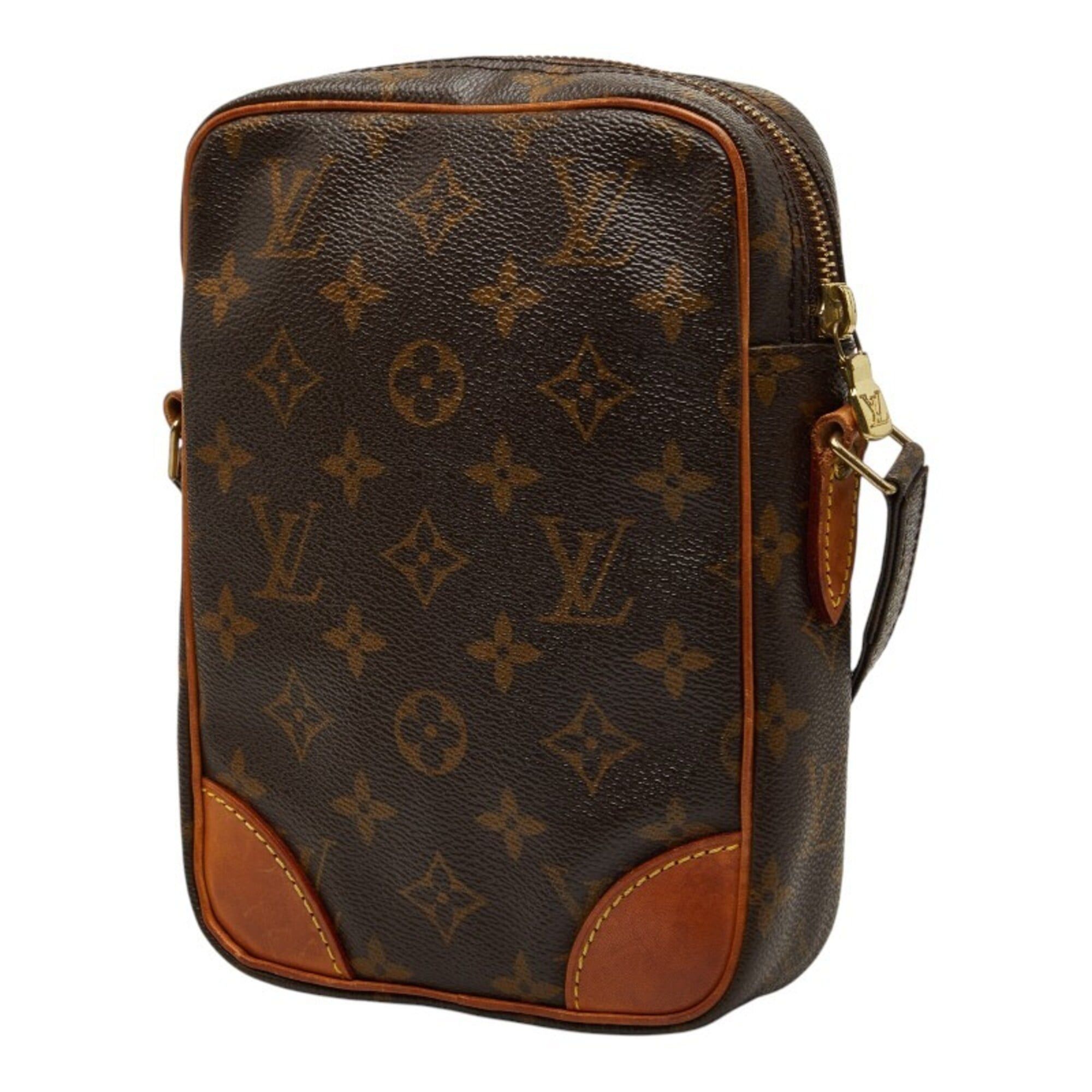 Louis Vuitton Louis Vuitton Monogram Danube Crossbody Shoulder Bag M45266 Brown Leather Women's LOUIS VUITTON Size ONE SIZE - 2 Thumbnail