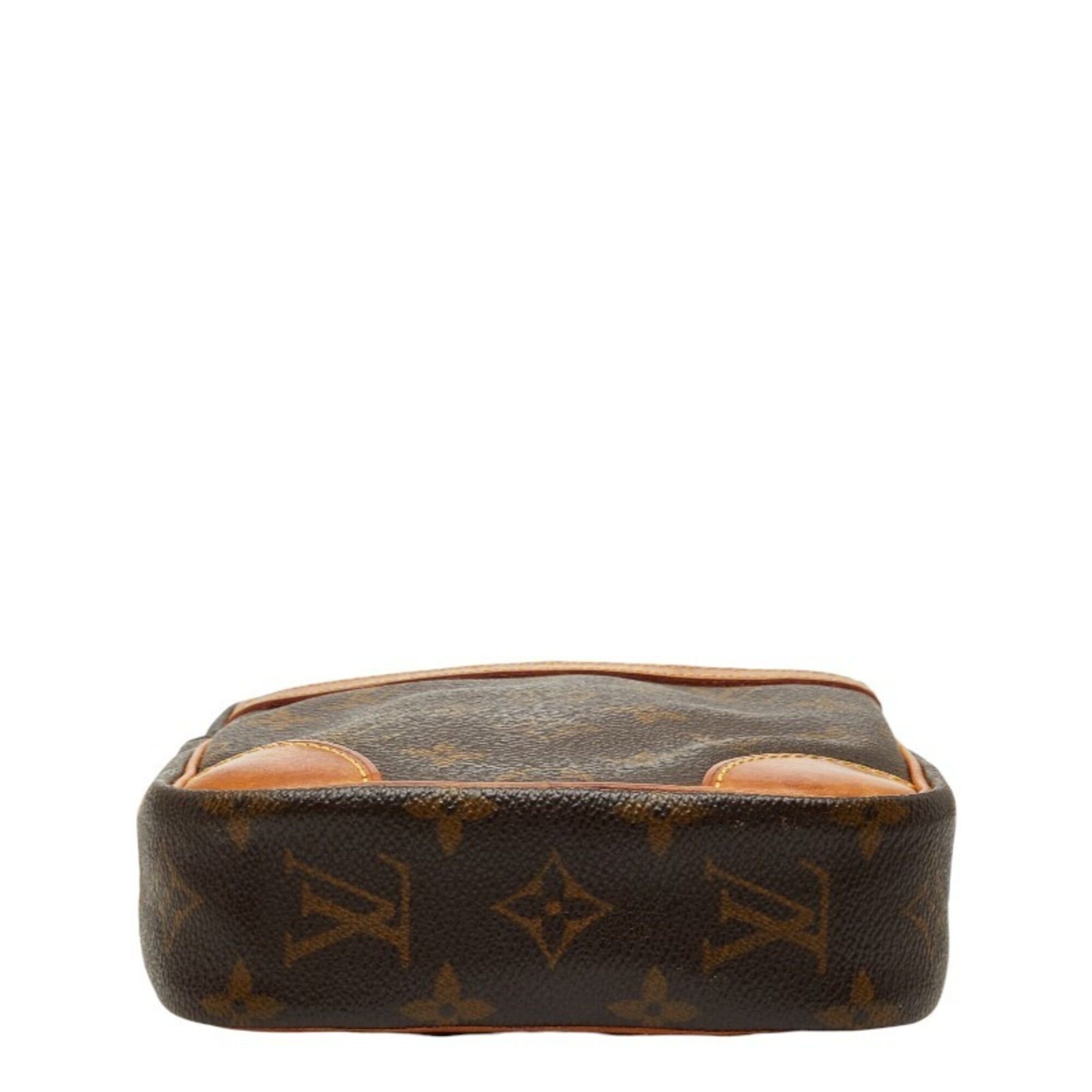 Louis Vuitton Louis Vuitton Monogram Danube Crossbody Shoulder Bag M45266 Brown Leather Women's LOUIS VUITTON Size ONE SIZE - 3 Thumbnail