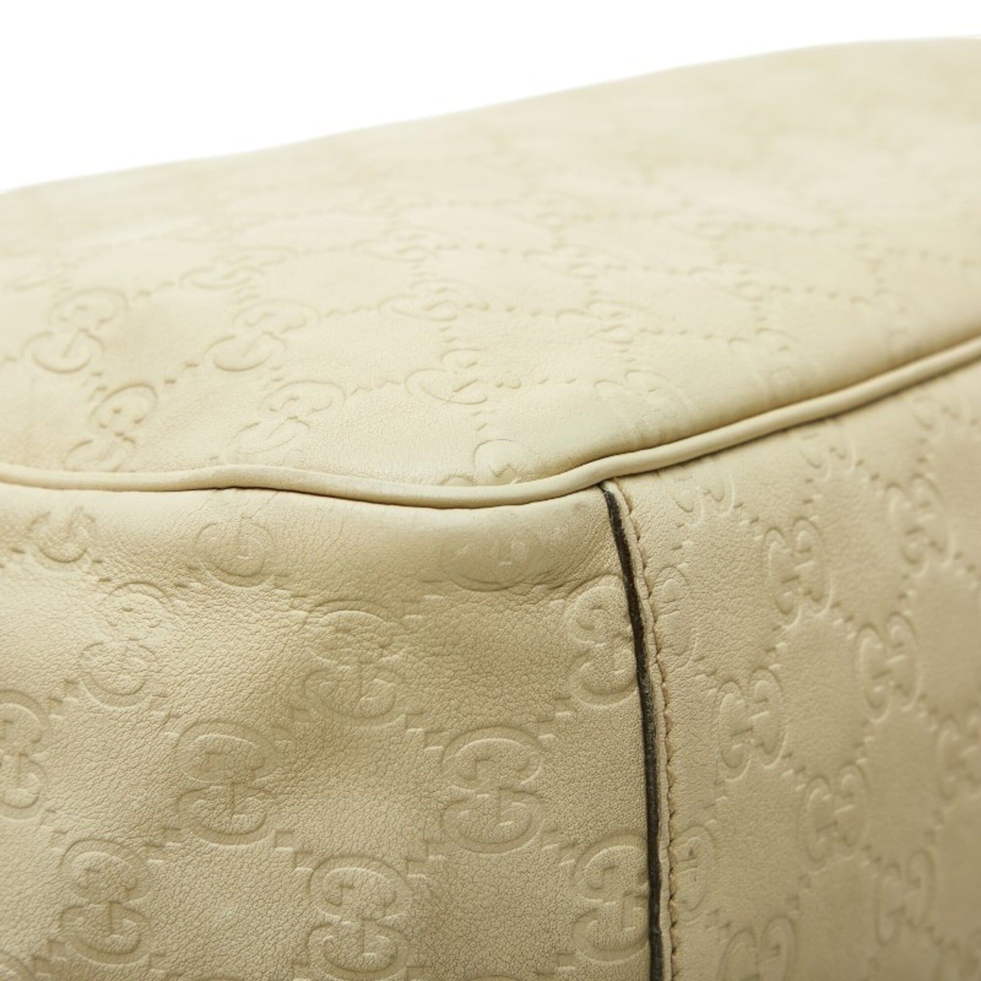 Gucci Gucci Guccissima Tote Bag Handbag 153033 Beige Canvas Leather Women's GUCCI Size ONE SIZE - 7 Thumbnail