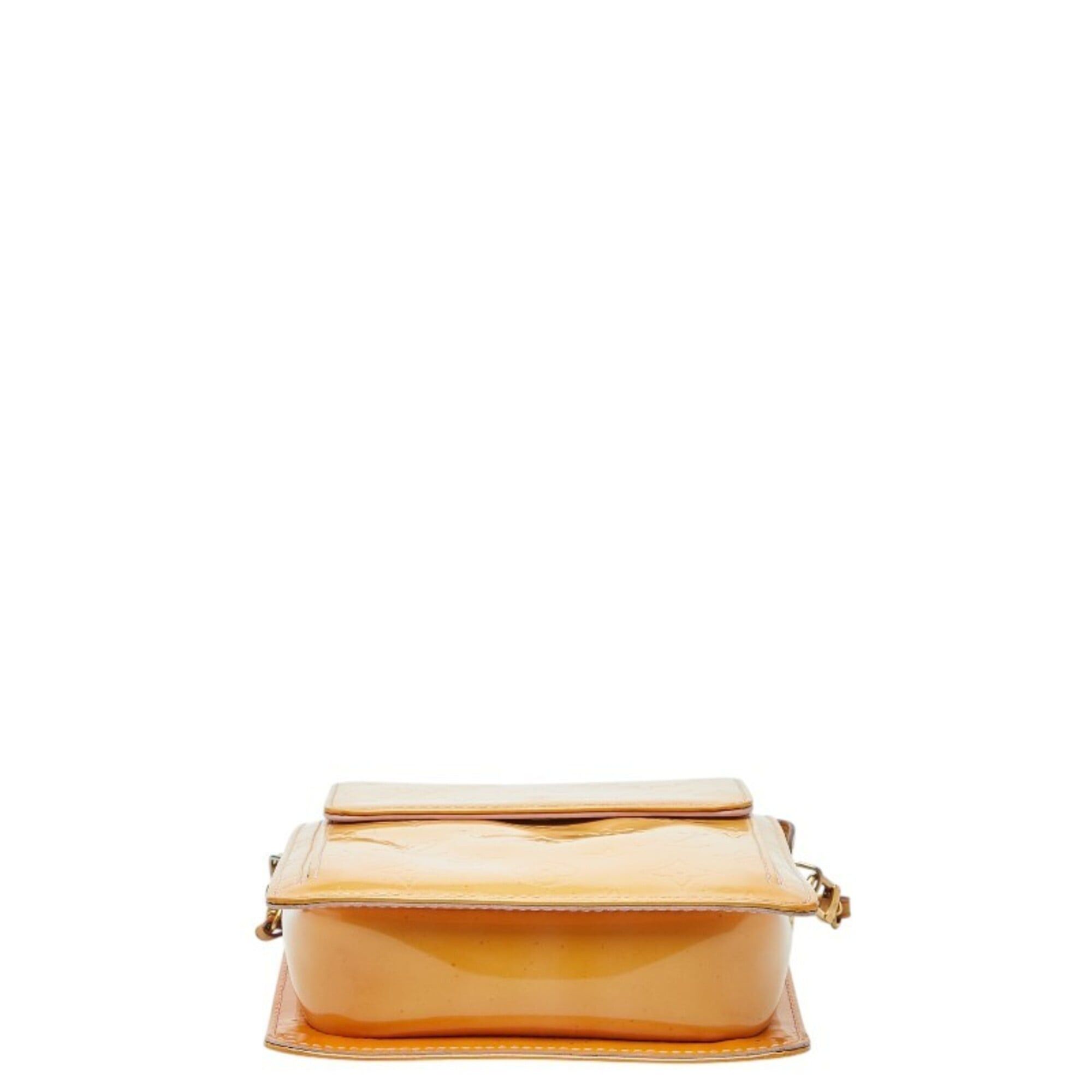 Louis Vuitton Louis Vuitton Vernis Mott Shoulder Bag Handbag M91157 Yellow Enamel Women's LOUIS VUITTON Size ONE SIZE - 3 Thumbnail