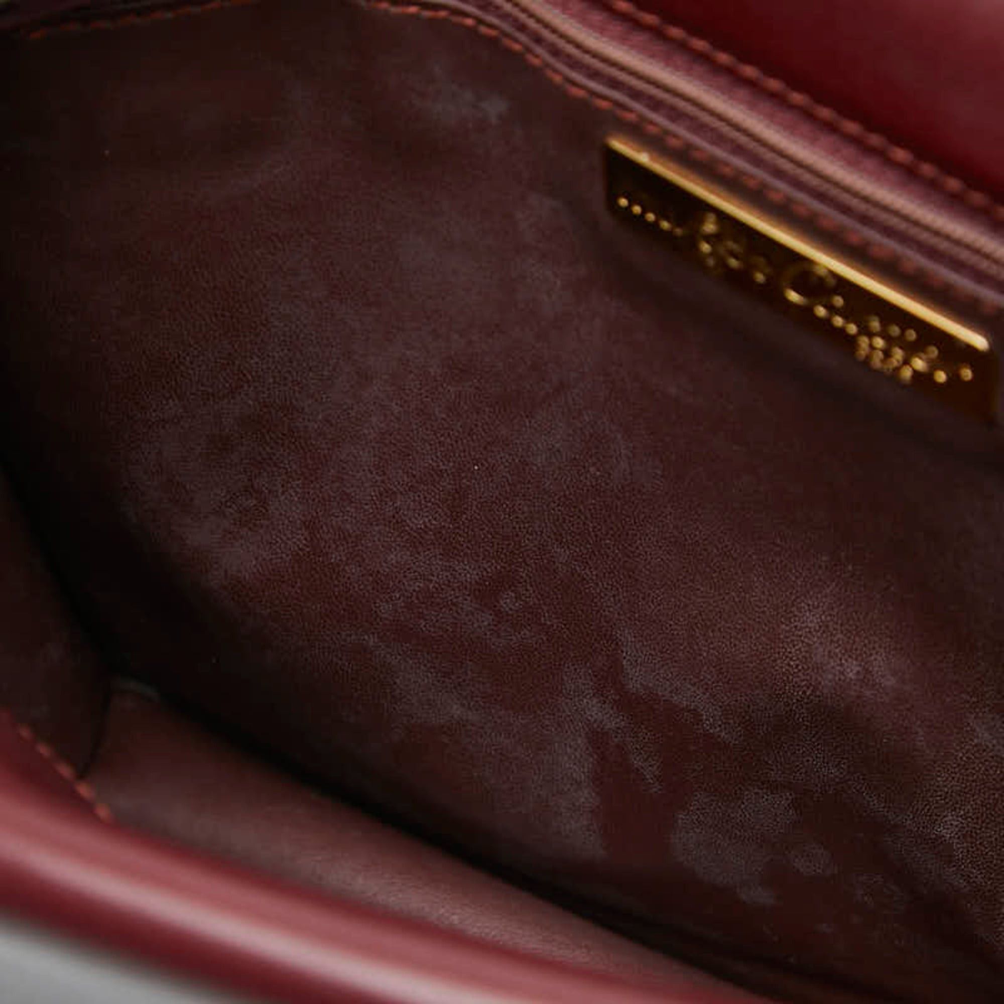 Cartier Cartier Must Line Shoulder Bag, Bordeaux/Wine Red Leather, Women's. Size ONE SIZE - 6 Thumbnail