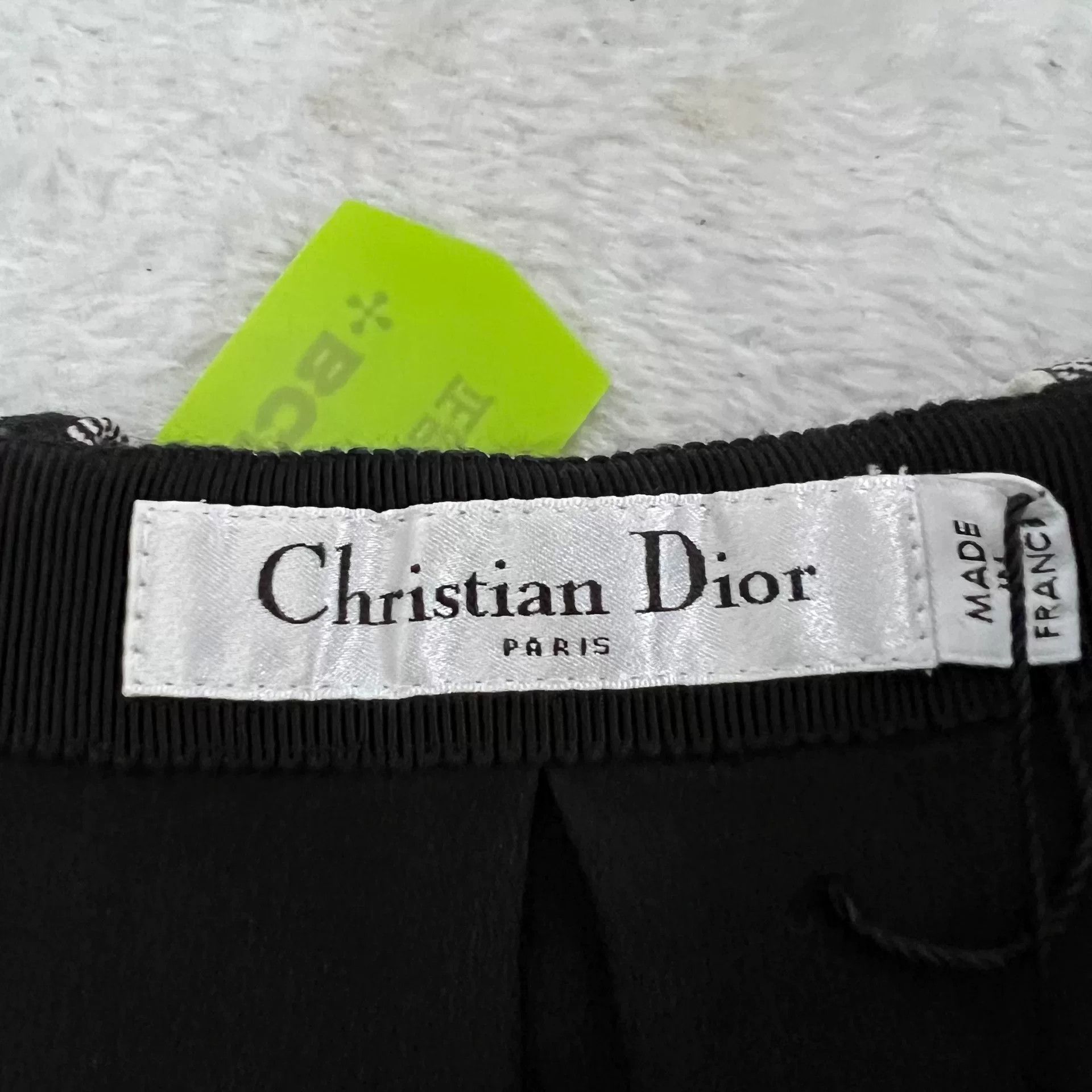 Dior Dior Black White Plaid Short Skirt Size 38" / US 16 / IT 52 - 5 Thumbnail