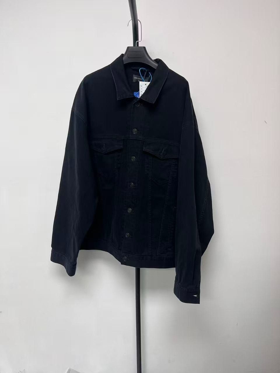 Balenciaga Balenciaga Letter Logo Denim Jacket Size US S / EU 44-46 / 1 - 2 Thumbnail