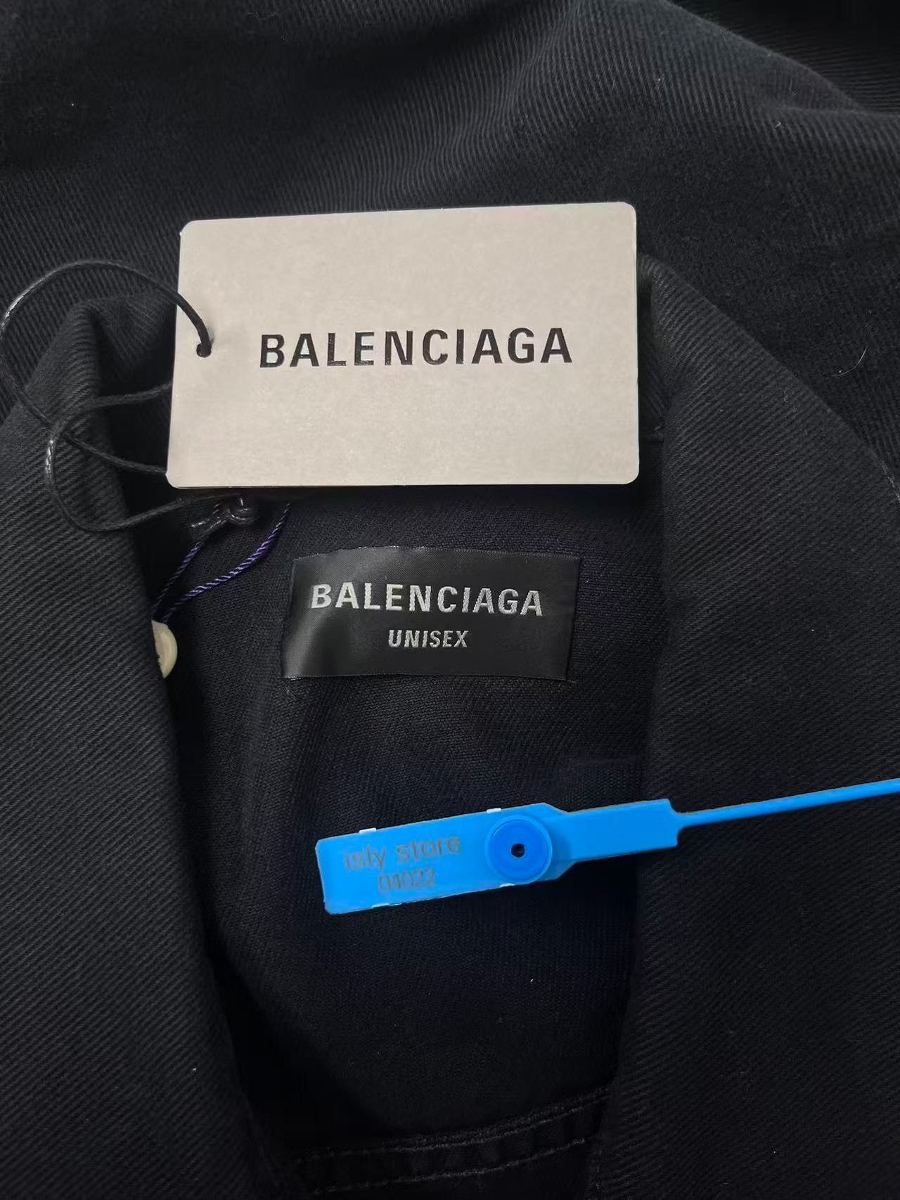 Balenciaga Balenciaga Letter Logo Denim Jacket Size US S / EU 44-46 / 1 - 5 Thumbnail