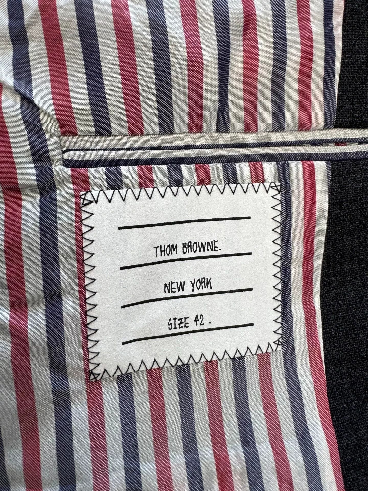 Thom Browne Thom Browne Women's Double Badge Colorblock Blazer Size M / US 6-8 / IT 42-44 - 5 Thumbnail