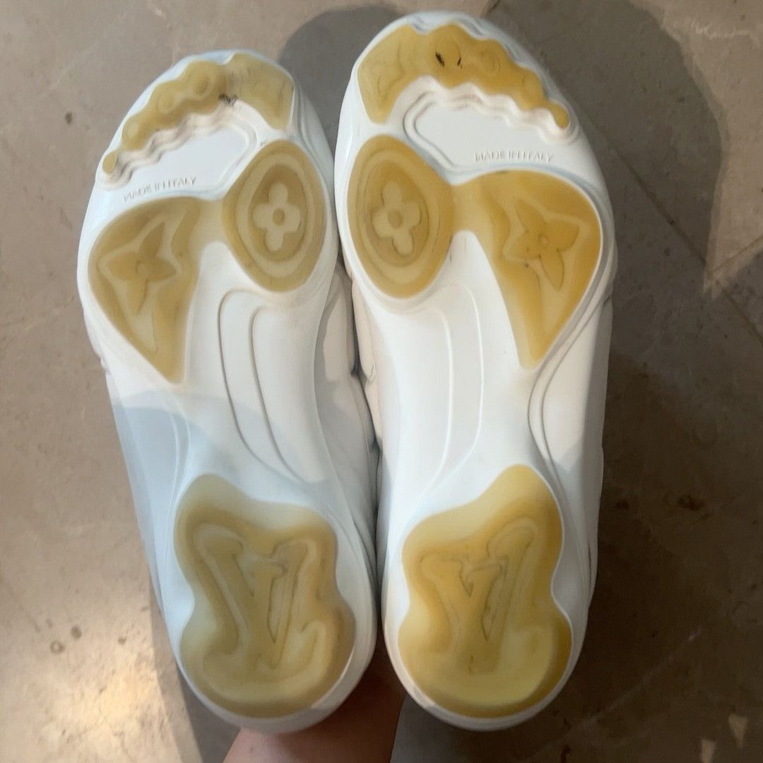 Louis Vuitton LV Footprint White Football Shoes Size US 8 / EU 41 - 3 Thumbnail