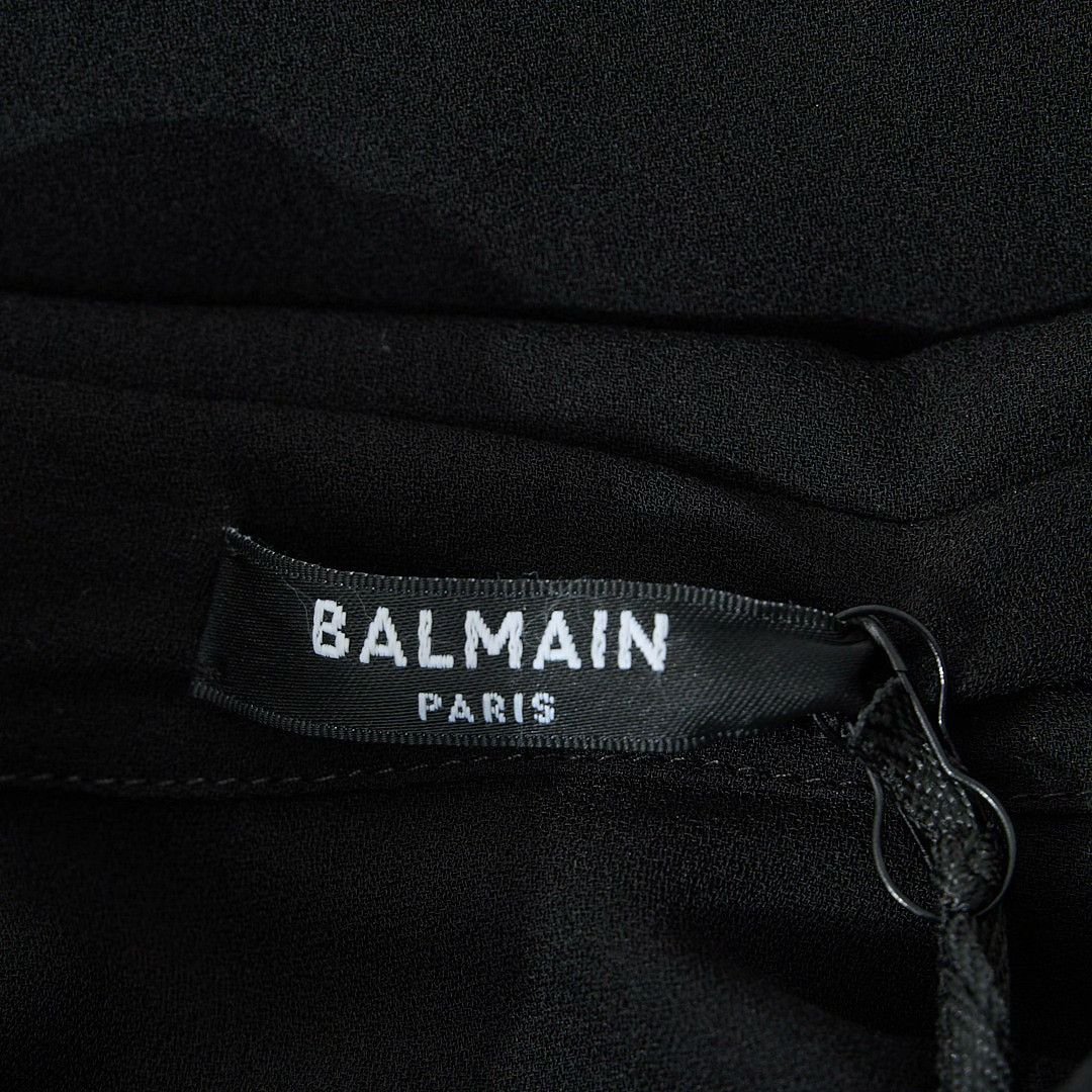 Balmain Balmain Court Style Silk Shirt Size S / US 4 / IT 40 - 5 Thumbnail