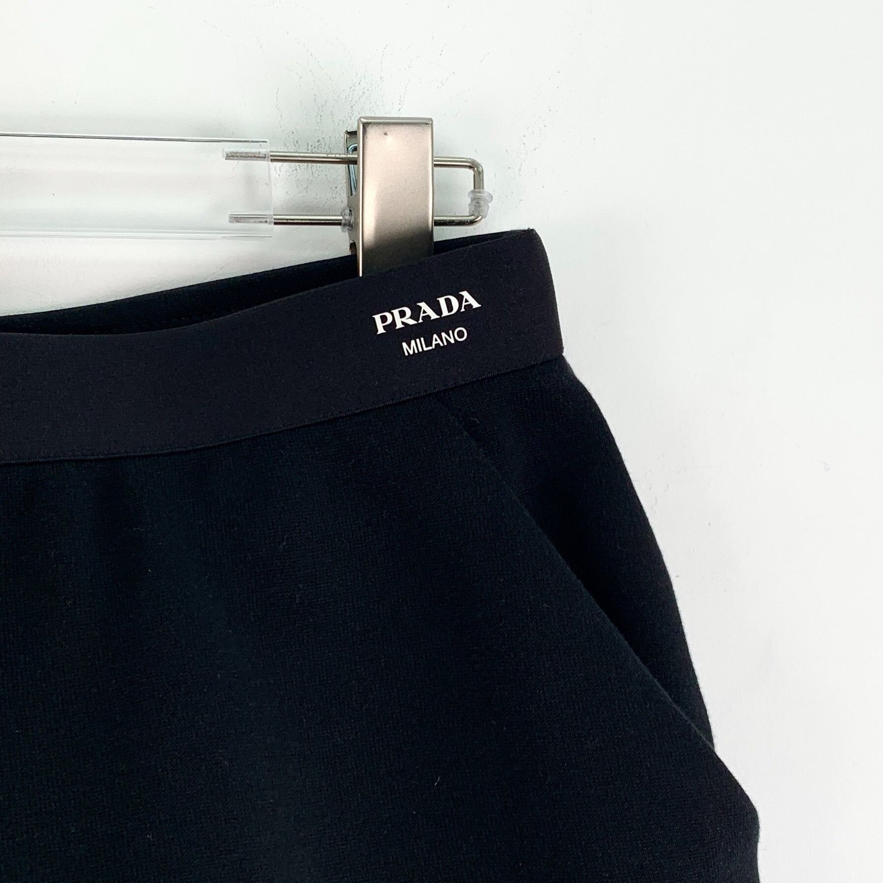 Prada Prada 2023 Logo Lettering Black Shorts Size US 34 / EU 50 - 3 Thumbnail