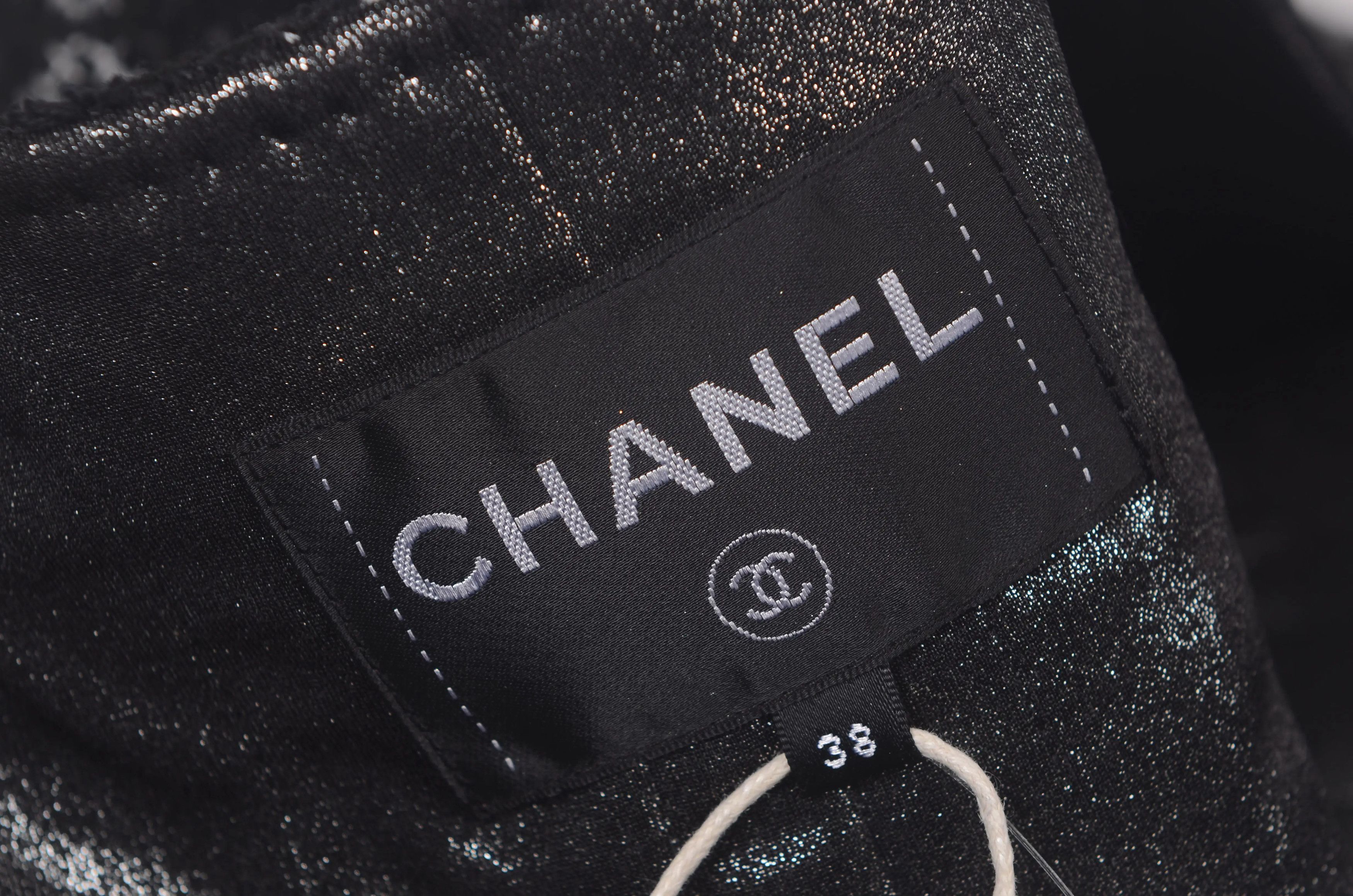 Chanel Chanel Black White Diamond Pattern Dress Size M / US 6-8 / IT 42-44 - 3 Thumbnail