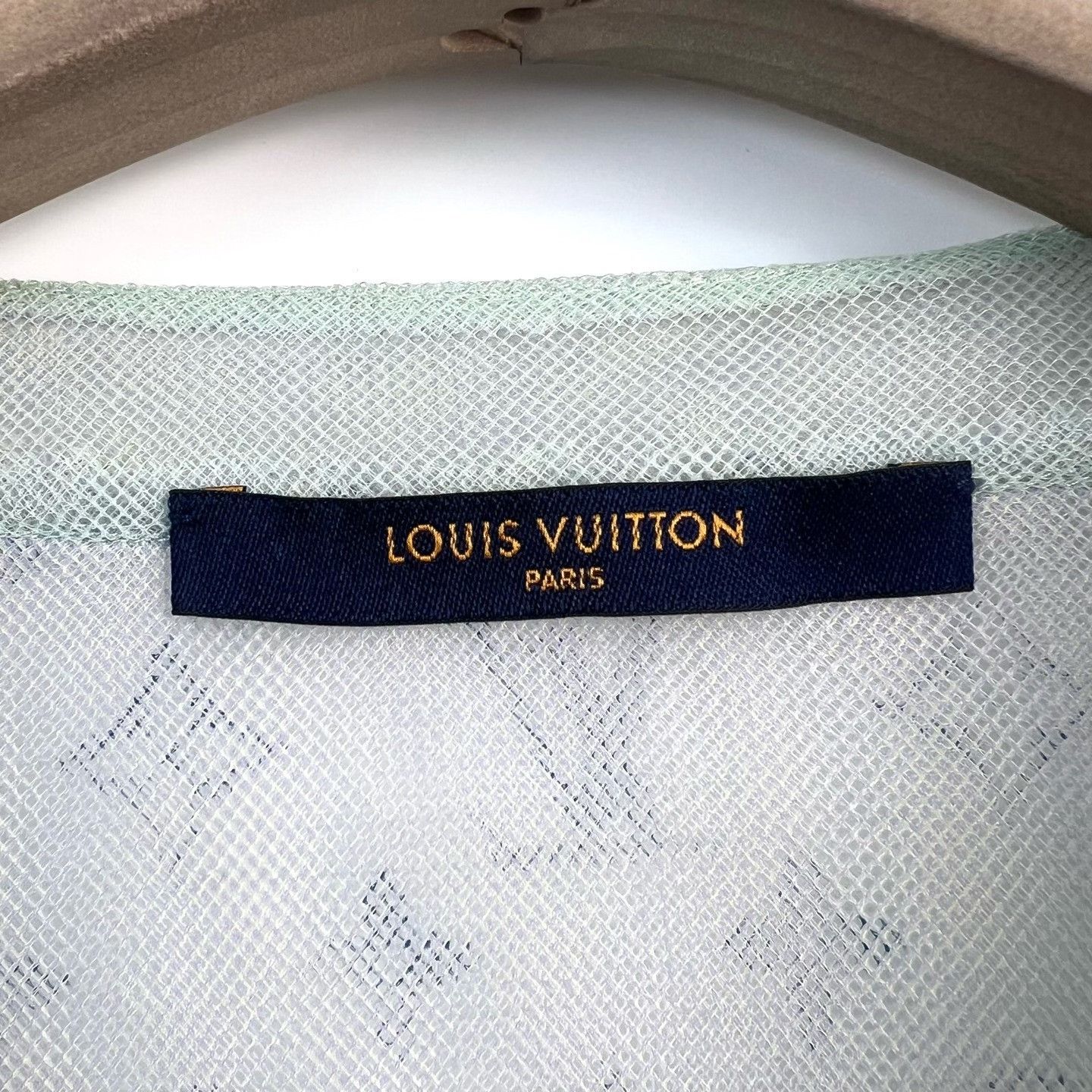 Louis Vuitton Louis Vuitton Organza All-Over Print Top Size L / US 10 / IT 46 - 4 Thumbnail
