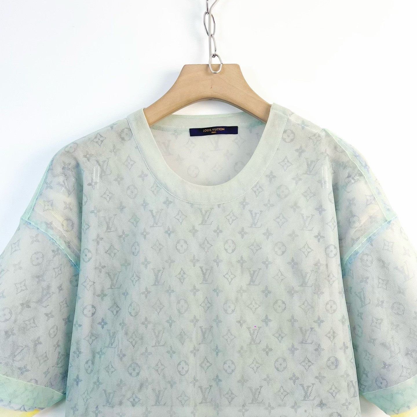 Louis Vuitton Louis Vuitton Organza All-Over Print Top Size L / US 10 / IT 46 - 3 Thumbnail