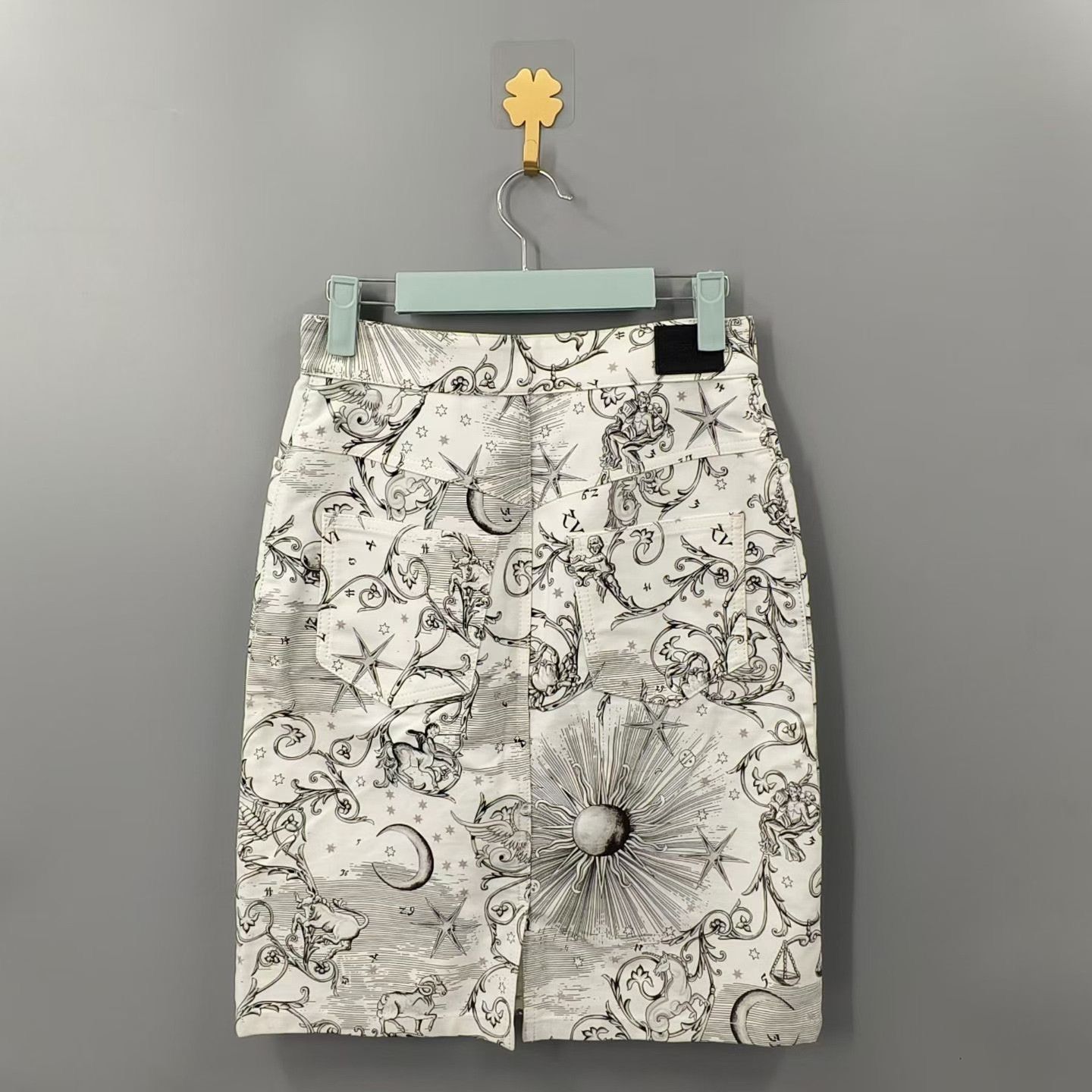 Hermes Hermes Constellation Print Skirt Size 34" / US 12 / IT 48 - 2 Thumbnail