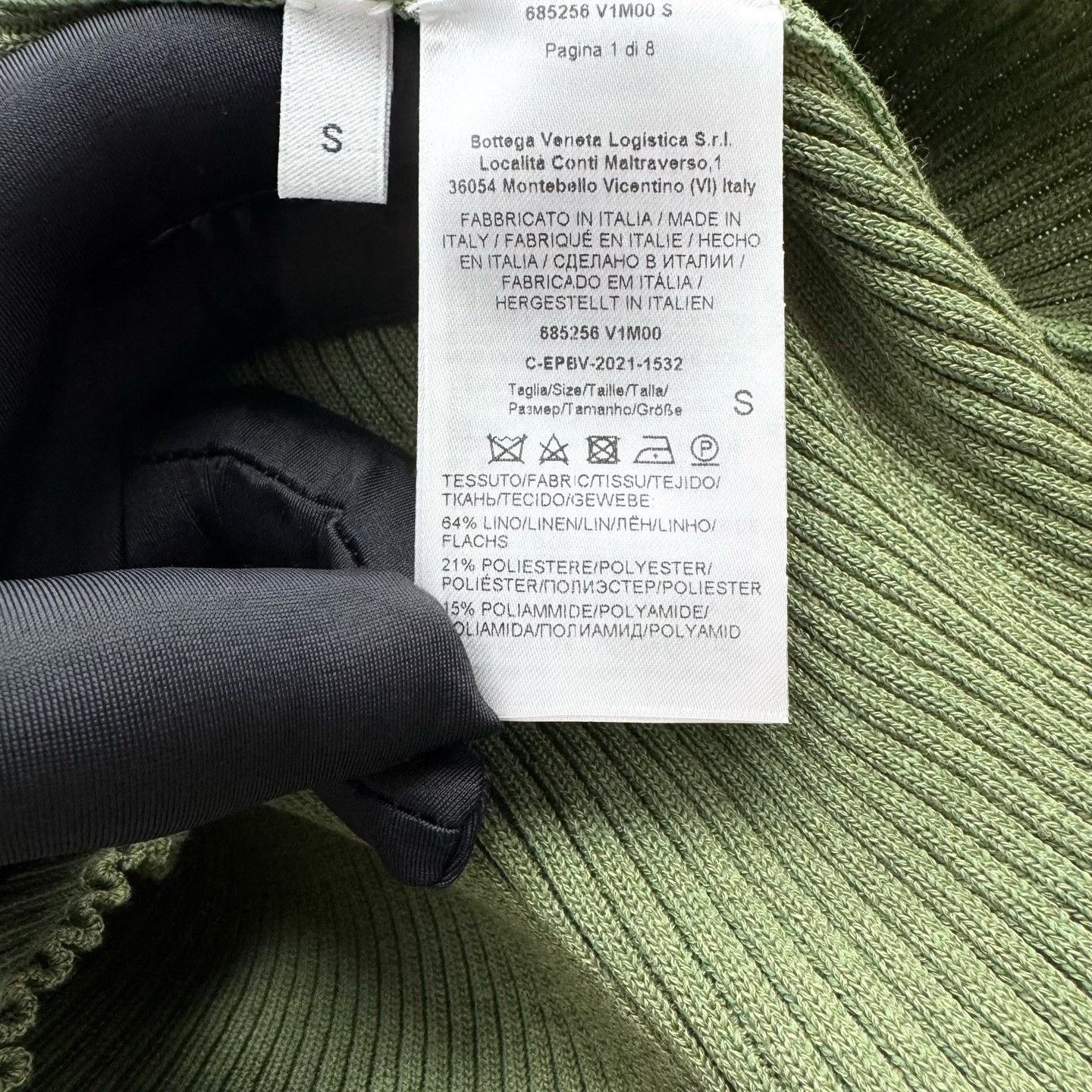 Bottega Veneta Bottega Veneta Green Short-Sleeve Polo Size US S / EU 44-46 / 1 - 4 Thumbnail