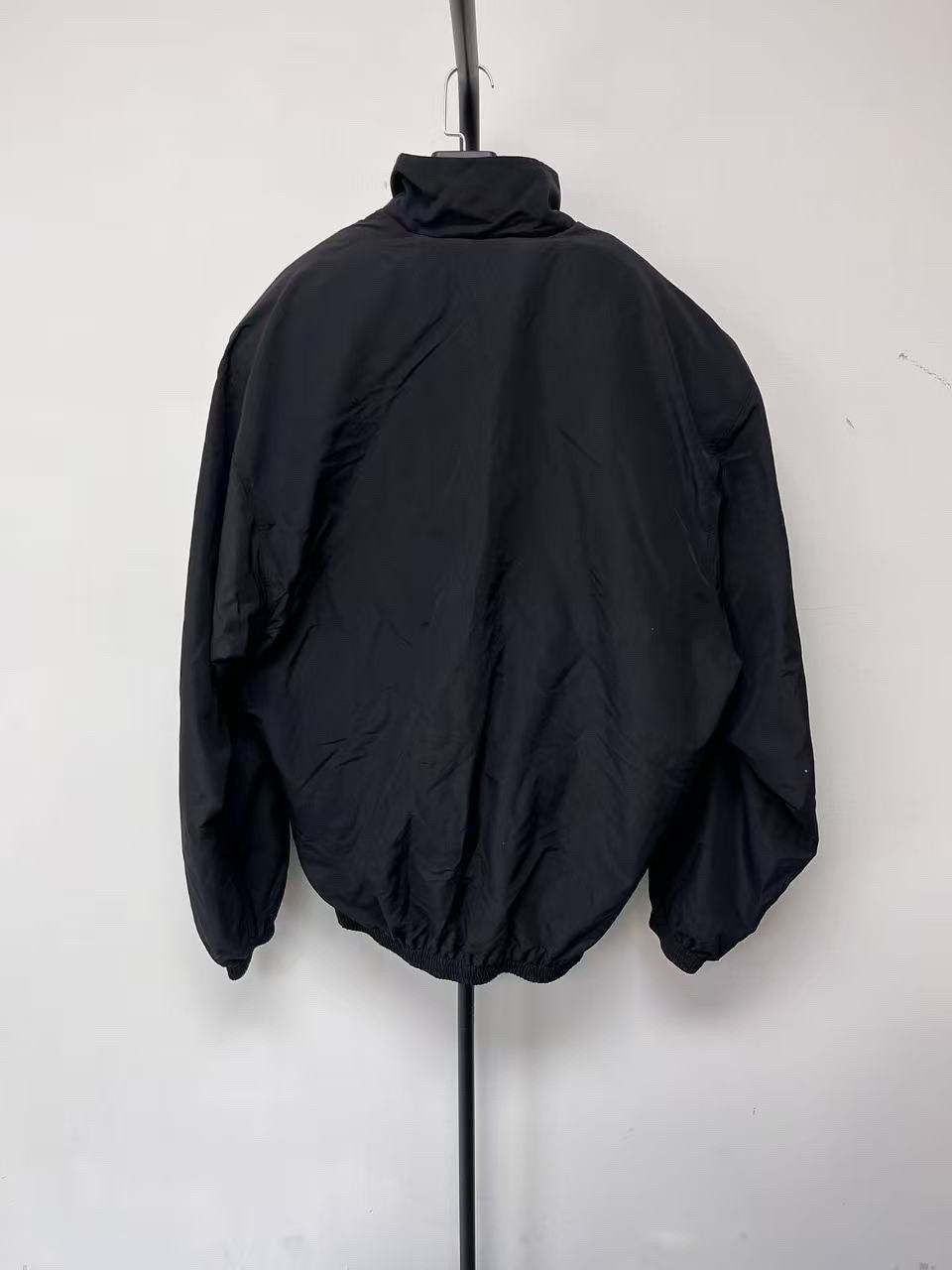 Balenciaga Balenciaga Black Zip Stand-Collar Jacket Size US XL / EU 56 / 4 - 2 Thumbnail