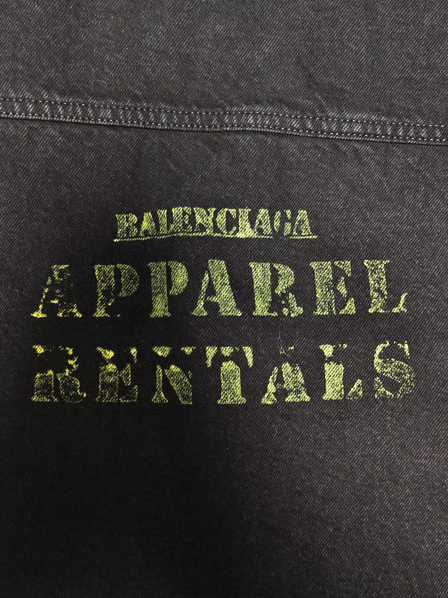 Balenciaga Balenciaga Distressed Black Denim Jacket Size US S / EU 44-46 / 1 - 3 Thumbnail