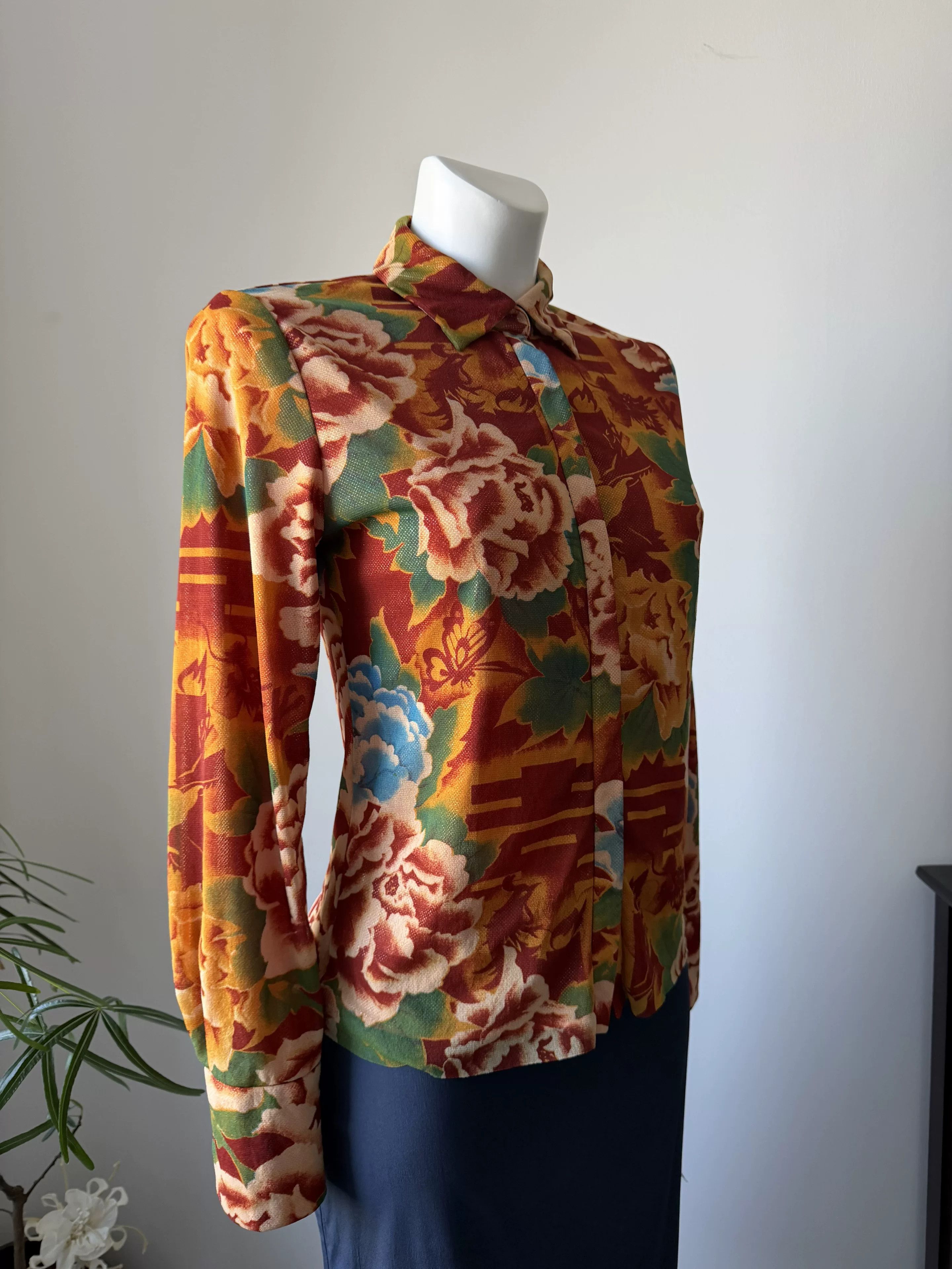 Vivienne Tam Vivienne Tam Colorful Patterned Shirt Size S / US 4 / IT 40 - 3 Thumbnail
