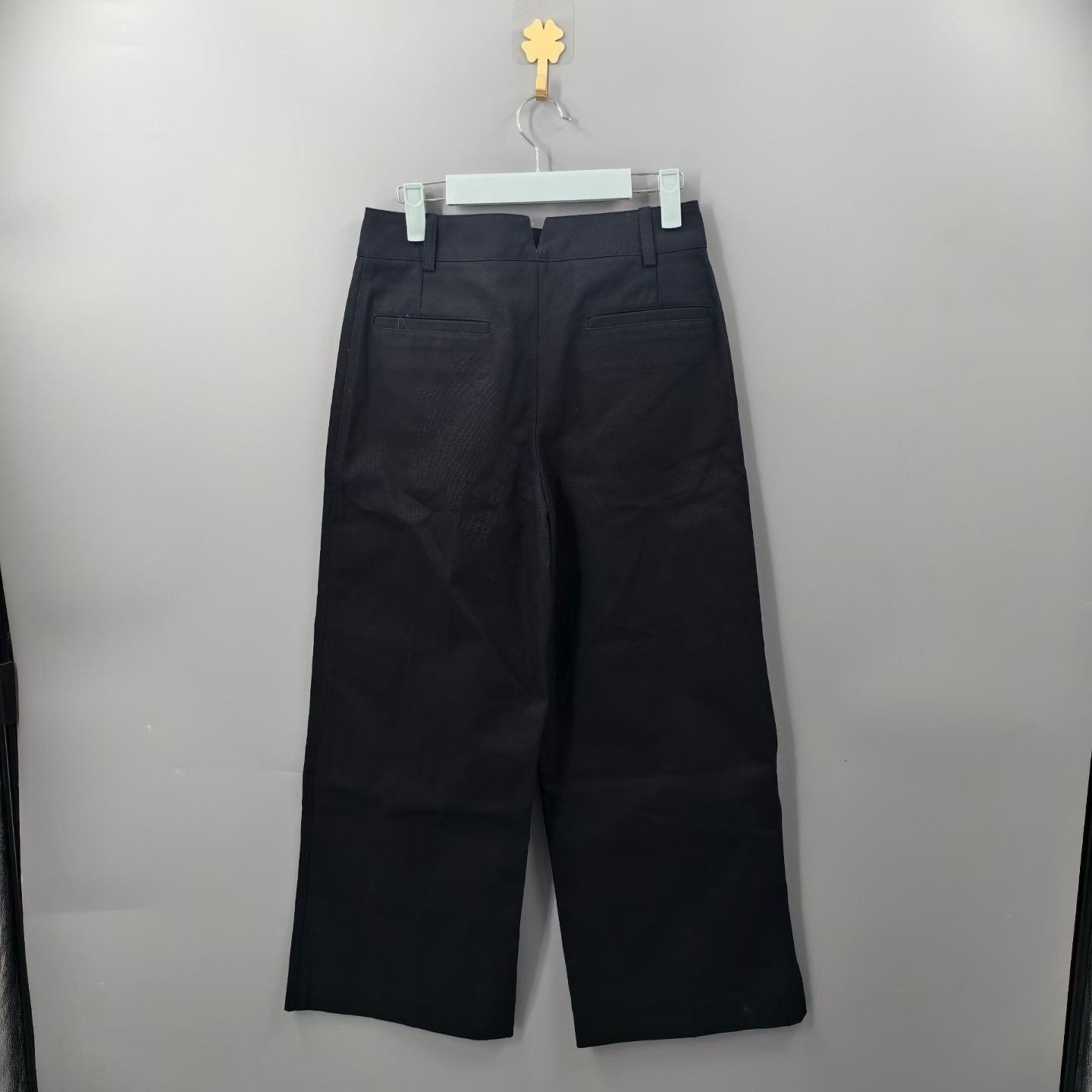 Hermes Hermes Black Wide-Leg Pants Size 34" / US 12 / IT 48 - 2 Thumbnail