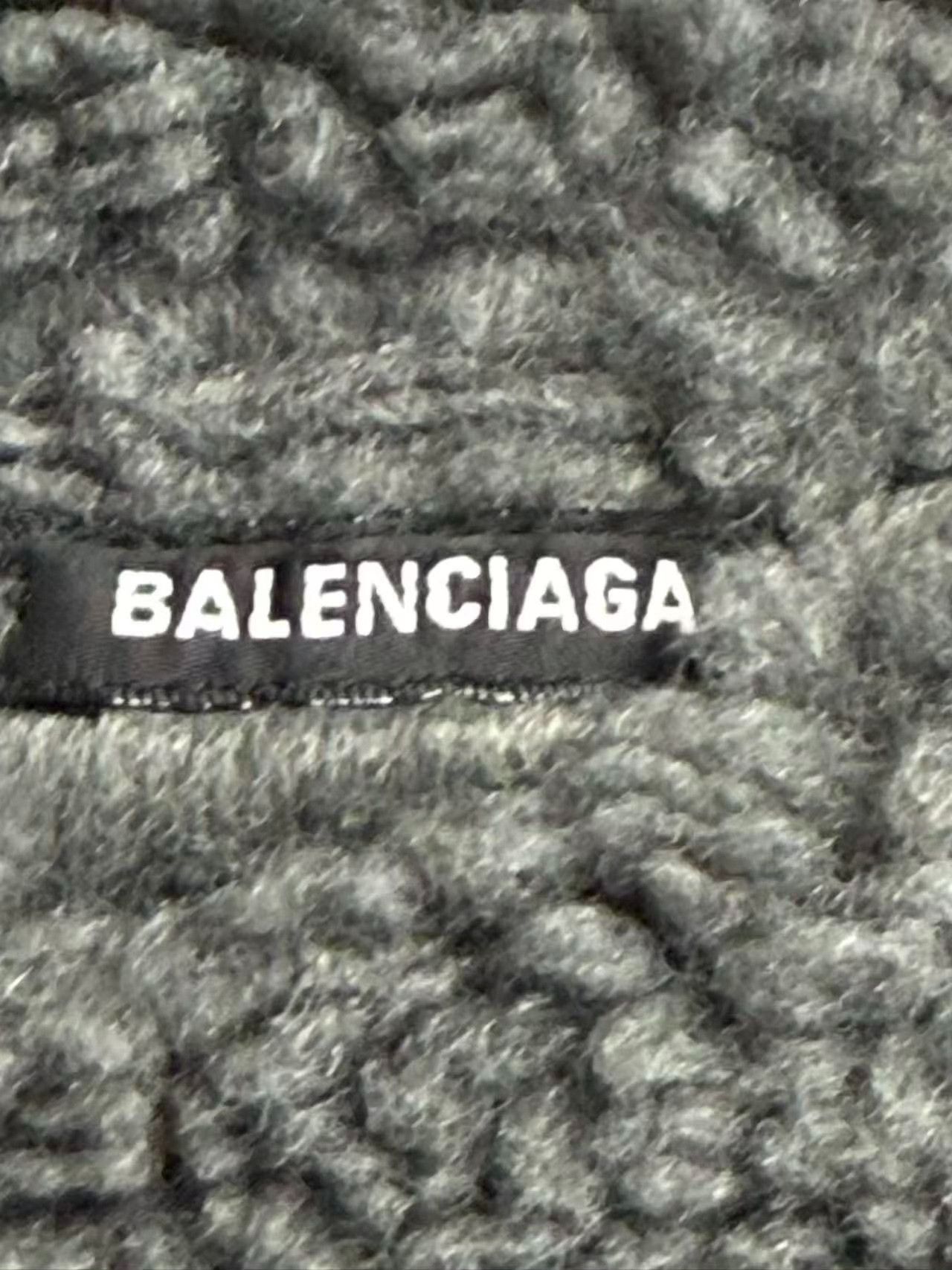 Balenciaga Balenciaga Gray High-Neck Single-Breasted Jacket Size US S / EU 44-46 / 1 - 3 Thumbnail