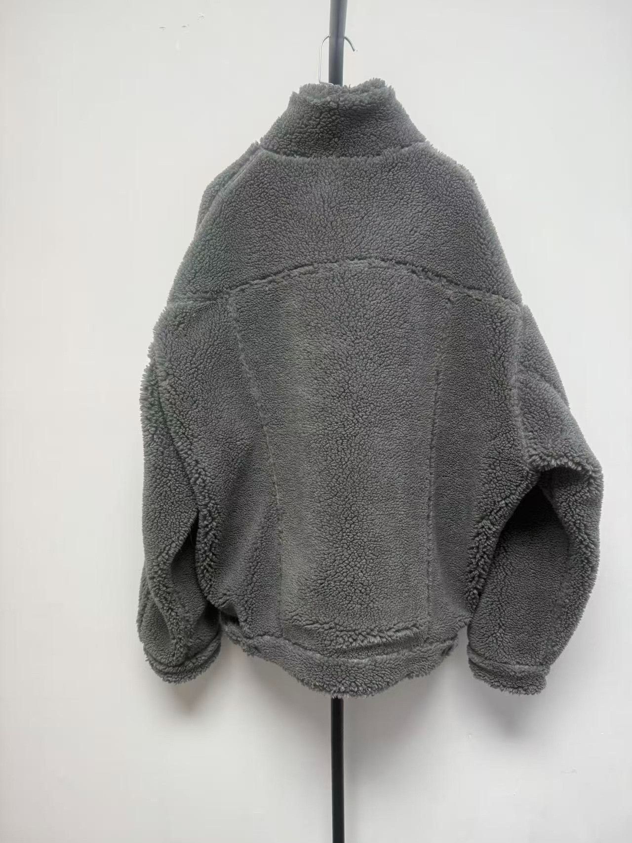 Balenciaga Balenciaga Gray High-Neck Single-Breasted Jacket Size US S / EU 44-46 / 1 - 2 Thumbnail
