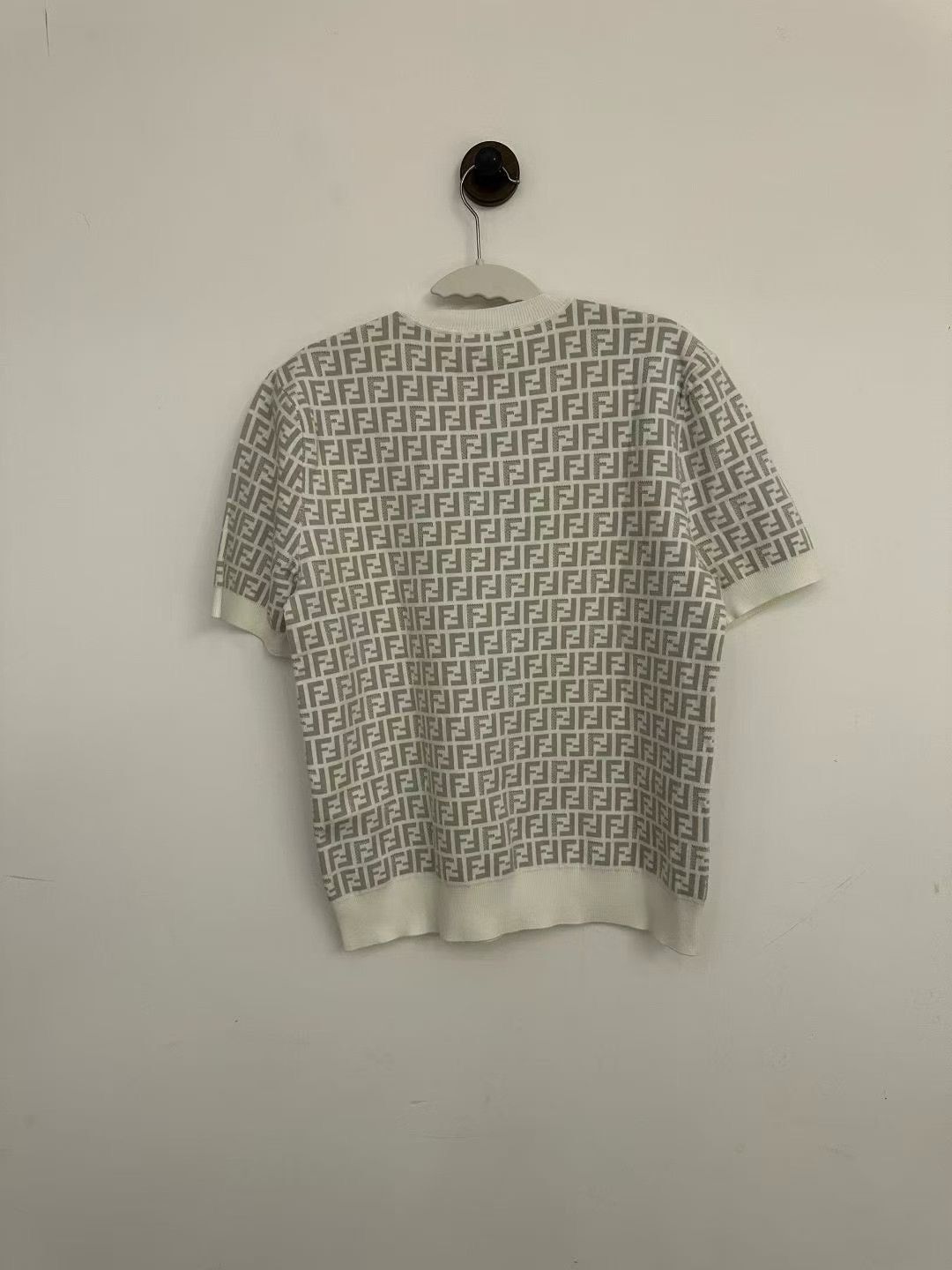 Fendi Fendi All-Over Logo Knit Short Sleeve Size US S / EU 44-46 / 1 - 2 Thumbnail