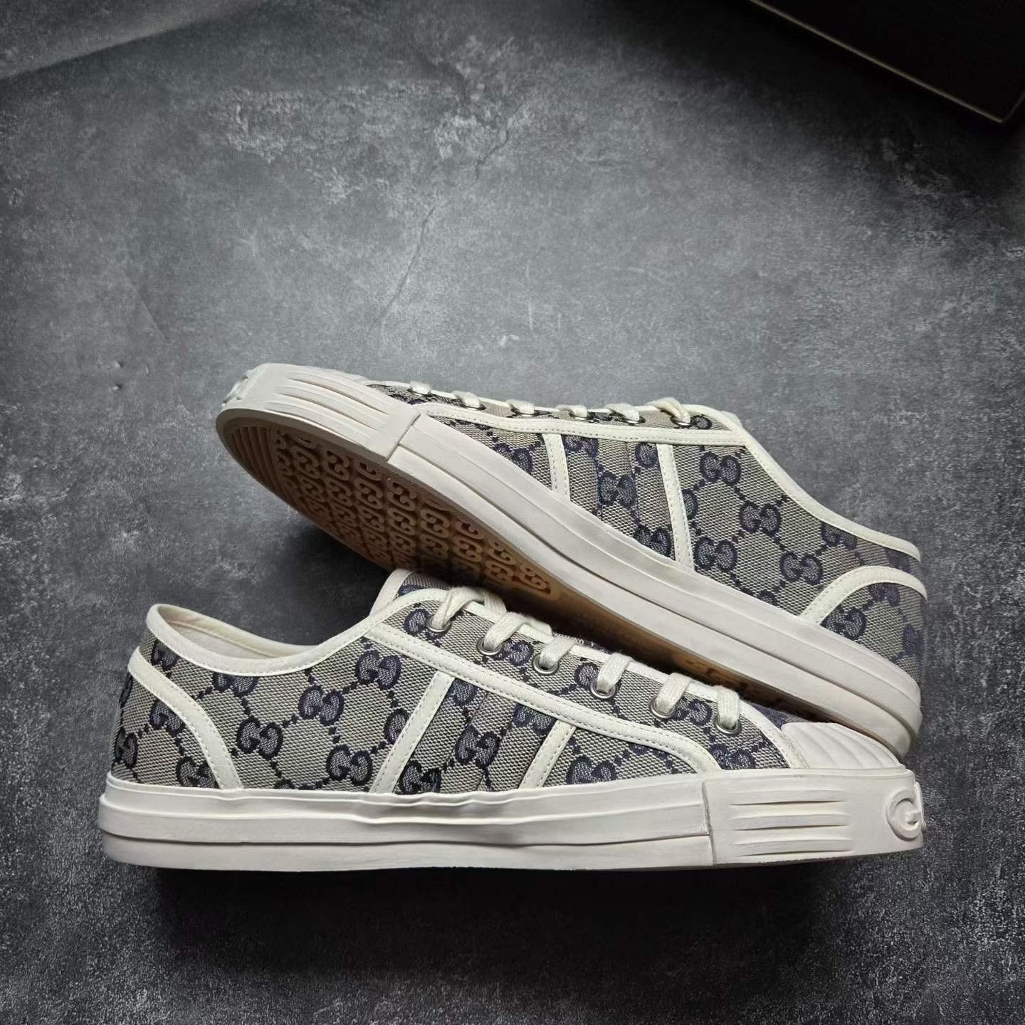 Gucci Gucci GG Pattern Dirty Biscuit Sneakers Size US 7.5 / EU 40-41 - 9 Thumbnail