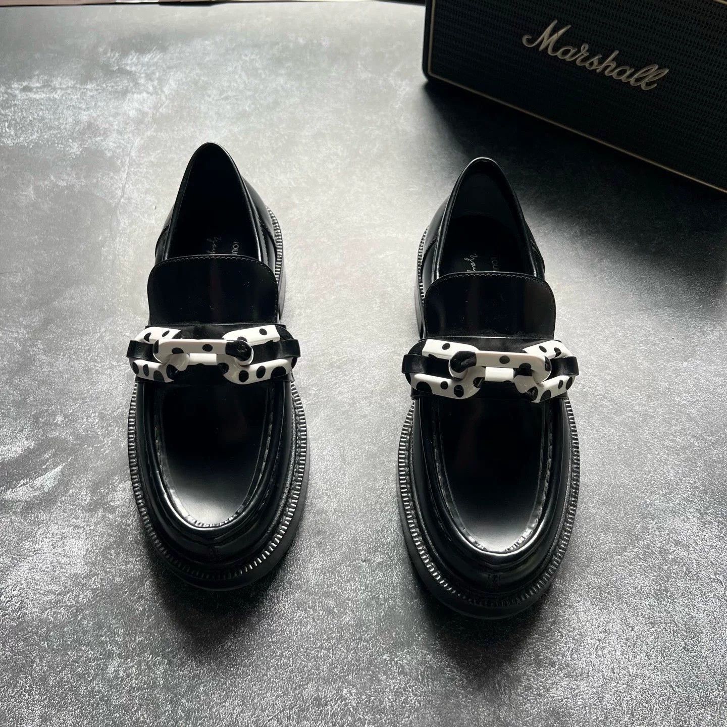 Louis Vuitton Louis Vuitton Kusama Chain Loafers Size 35 Size US 4 / IT 34 - 3 Thumbnail