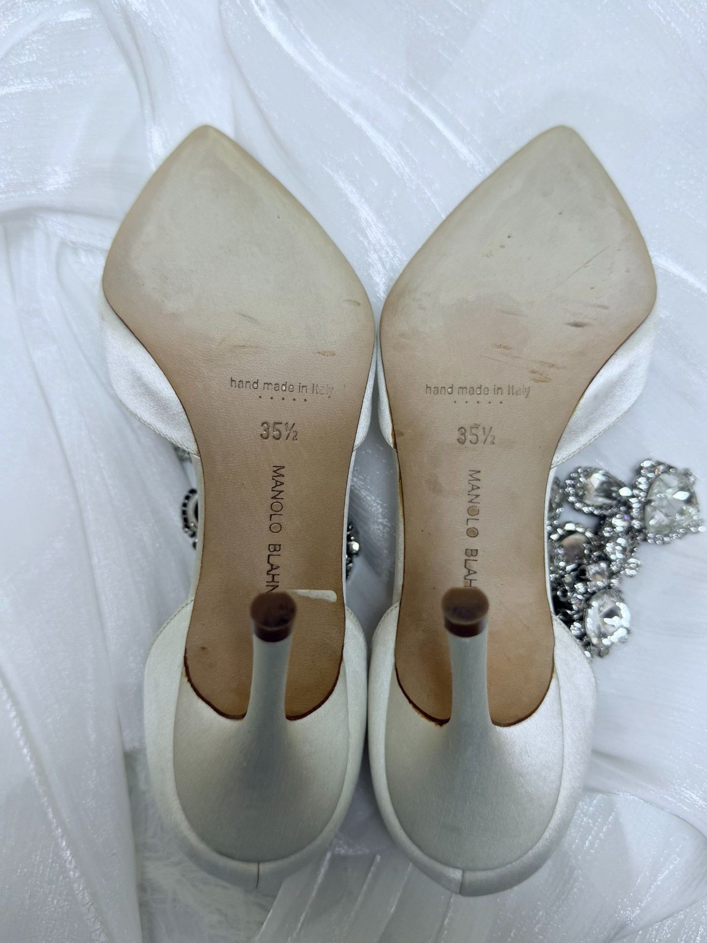 Manolo Blahnik Manolo Blahnik Limited White Lowtop Sneakers us_5-5 Women Size US 5.5 / IT 35.5 - 6 Thumbnail