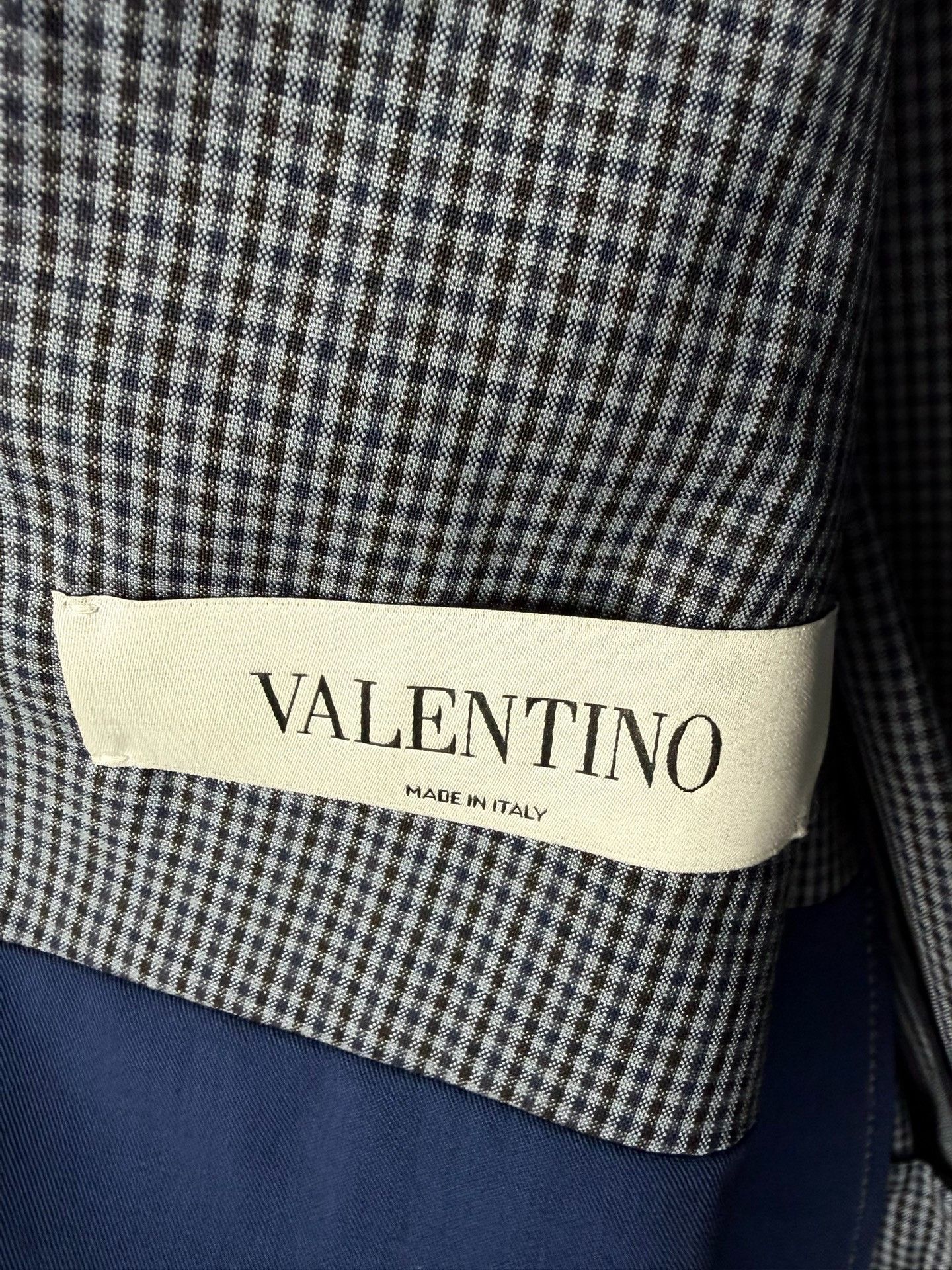 Valentino Valentino Formal Plaid Gray Suit 40r Men Size 40R - 4 Thumbnail