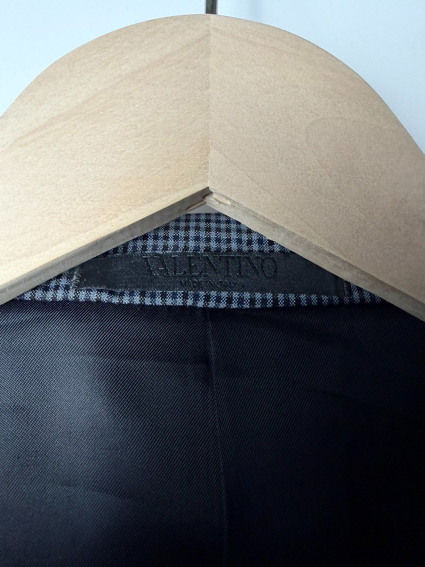 Valentino Valentino Formal Plaid Gray Suit 40r Men Size 40R - 3 Thumbnail
