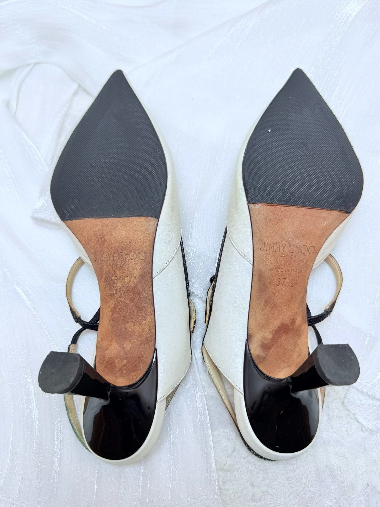 Jimmy Choo Jimmy Choo White Lowtop Sneakers us_7-5 Women Size US 7.5 / IT 37.5 - 5 Thumbnail