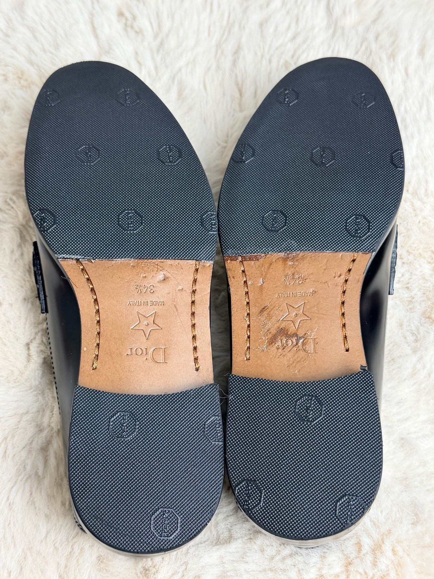Dior Dior Leather Black Lowtop Sneakers it_34-5 Women Size US 4.5 / IT 34.5 - 6 Thumbnail
