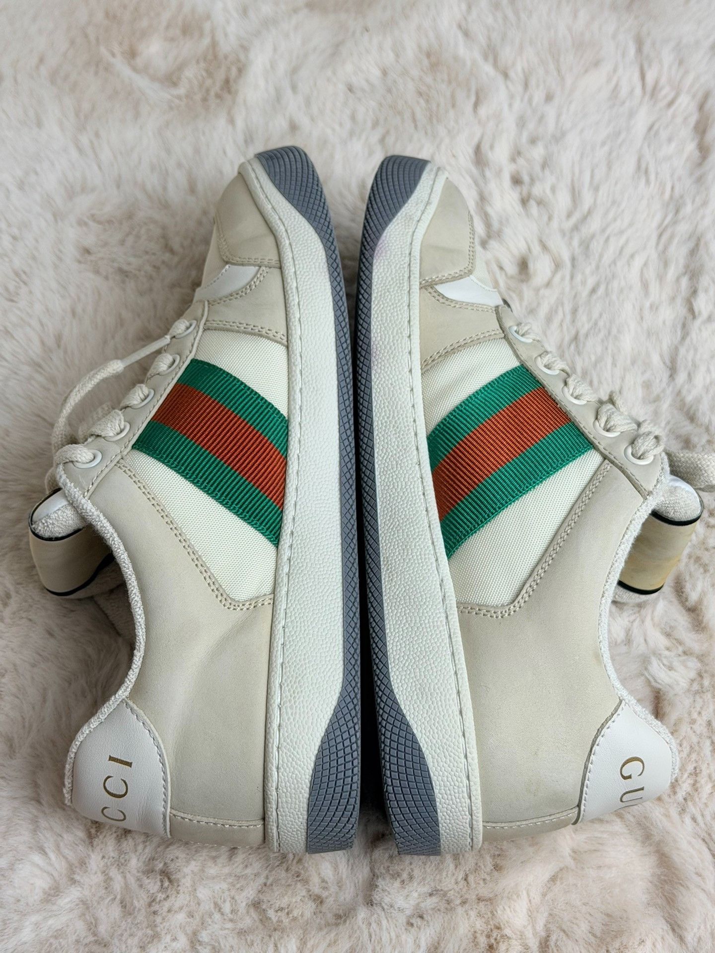 Gucci Gucci White Lowtop Sneakers us_6 Women Size US 6 / IT 36 - 6 Thumbnail