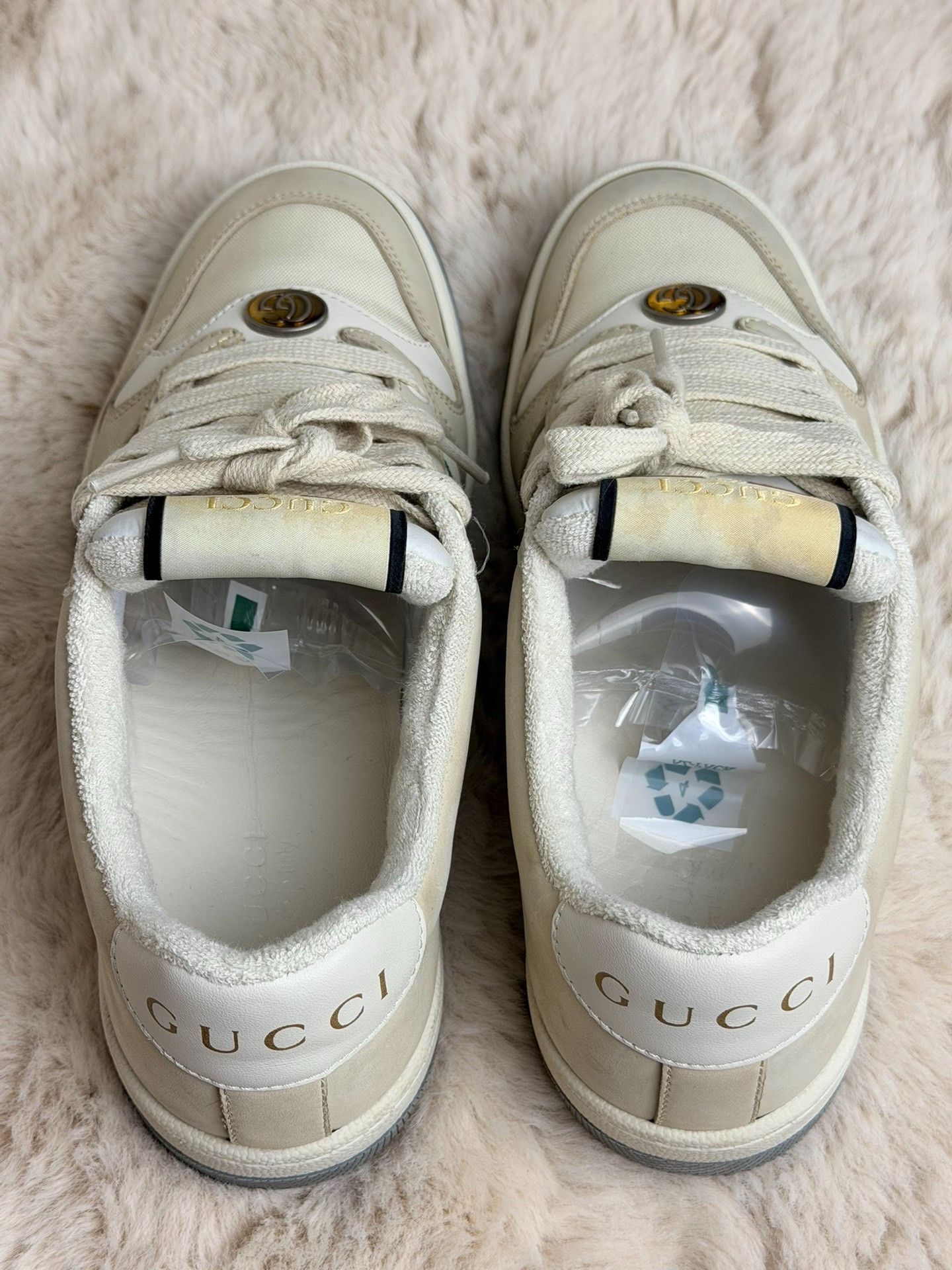 Gucci Gucci White Lowtop Sneakers us_6 Women Size US 6 / IT 36 - 4 Thumbnail