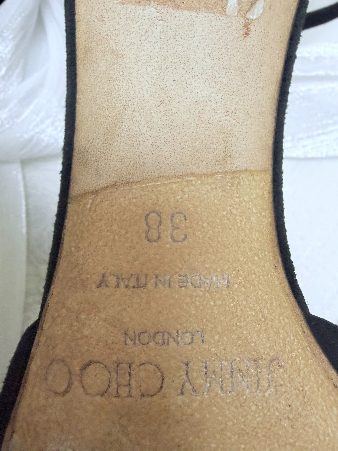 Jimmy Choo Jimmy Choo Velvet Black Sandals us_8 Women Size US 8 / IT 38 - 7 Thumbnail