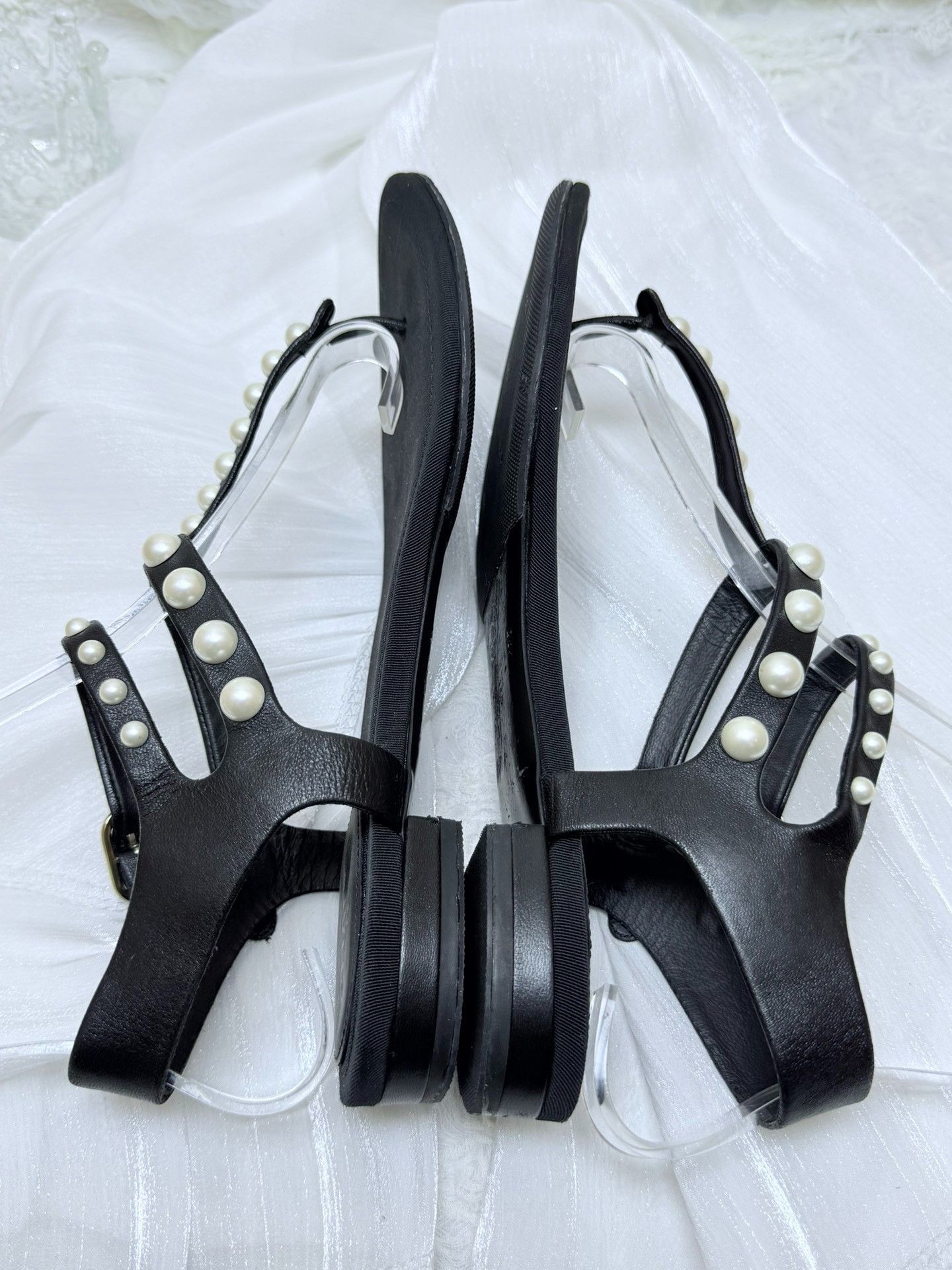 Chanel Chanel Black Sandals us_5-5 Women Size US 5.5 / IT 35.5 - 5 Thumbnail