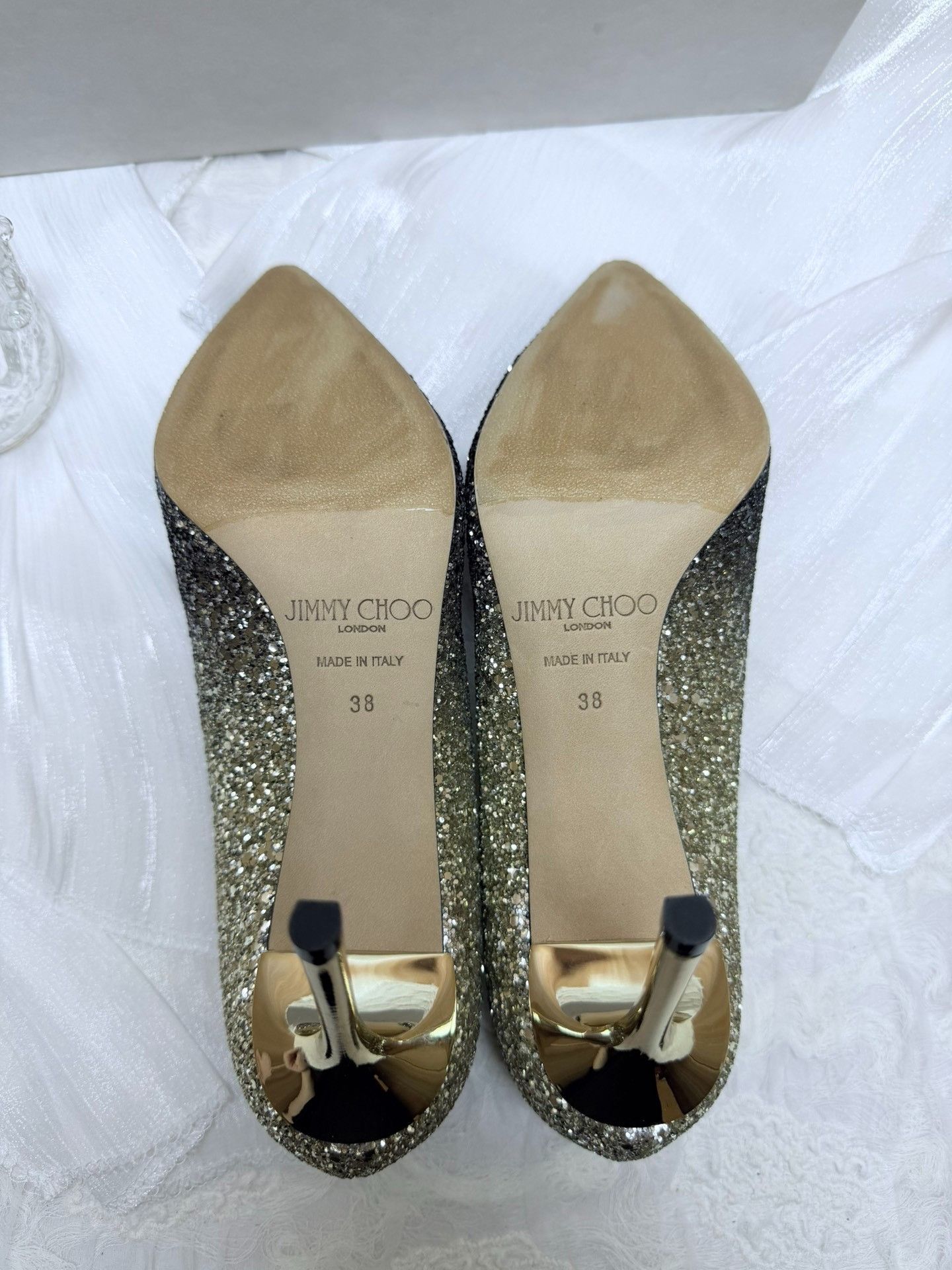 Jimmy Choo Jimmy Choo Tie-Dye Gradient Black Lowtop Sneakers us_8 Women Size US 8 / IT 38 - 6 Thumbnail