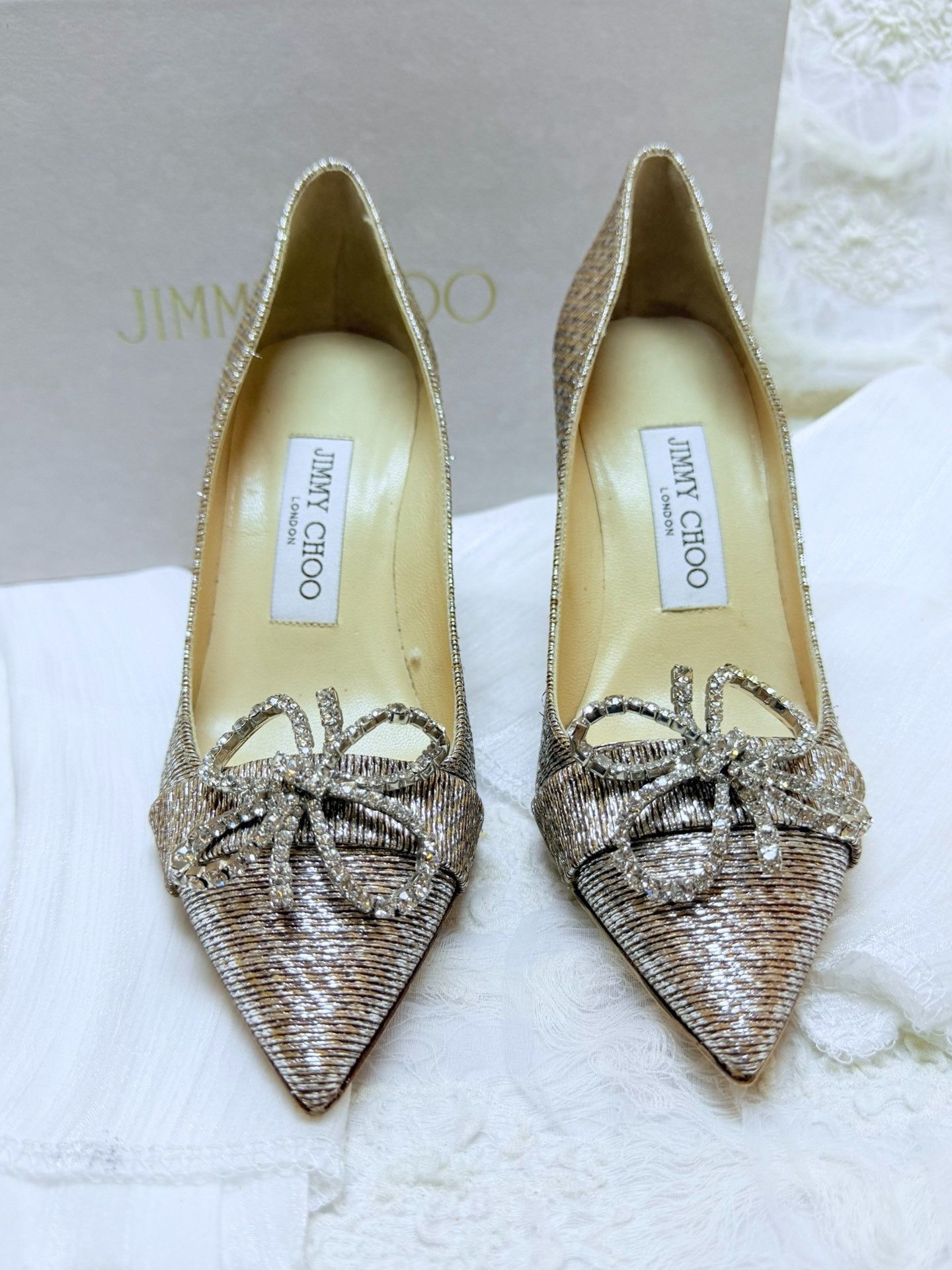 Jimmy Choo Jimmy Choo Gold Lowtop Sneakers us_5 Women Size US 5 / IT 35 - 3 Thumbnail