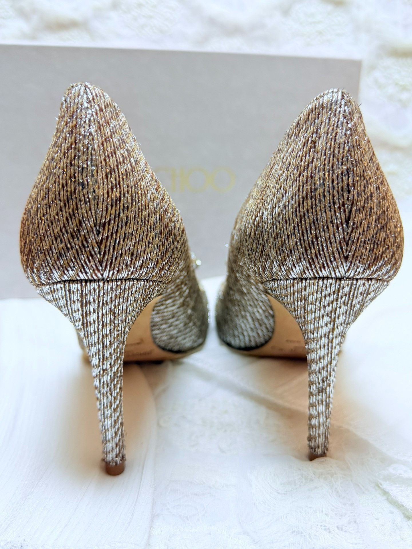 Jimmy Choo Jimmy Choo Gold Lowtop Sneakers us_5 Women Size US 5 / IT 35 - 4 Thumbnail