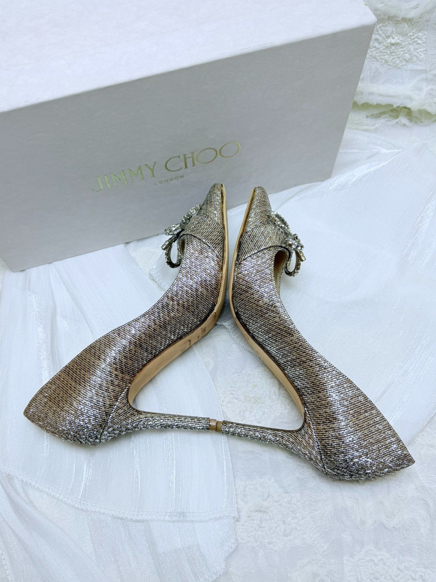Jimmy Choo Jimmy Choo Gold Lowtop Sneakers us_5 Women Size US 5 / IT 35 - 5 Thumbnail