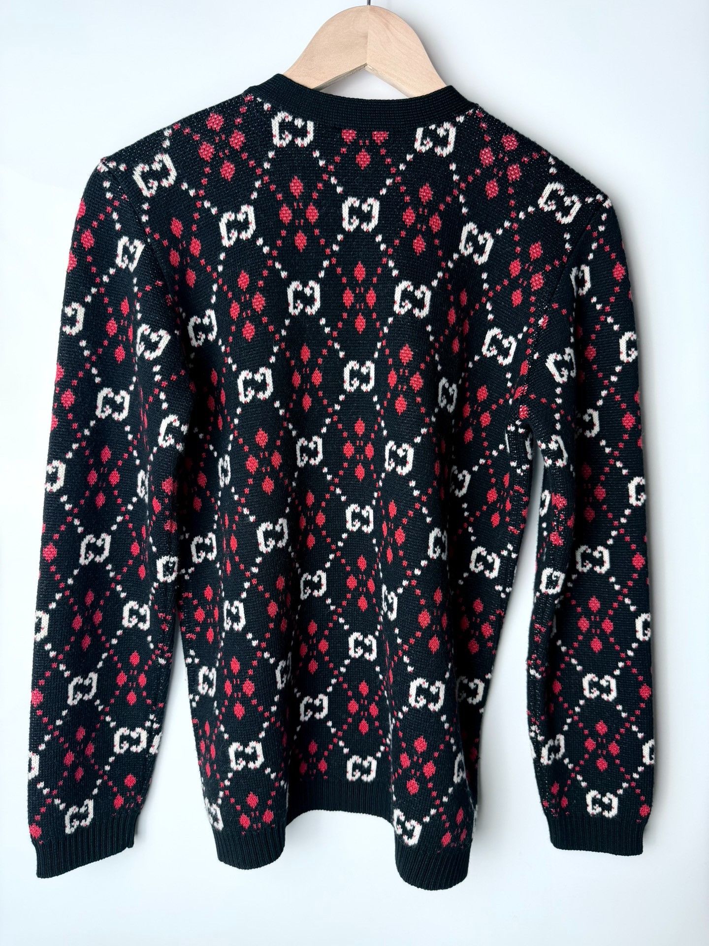 Gucci Gucci Knit Black Sweater us_12 Women Size XL / US 12-14 / IT 48-50 - 2 Thumbnail