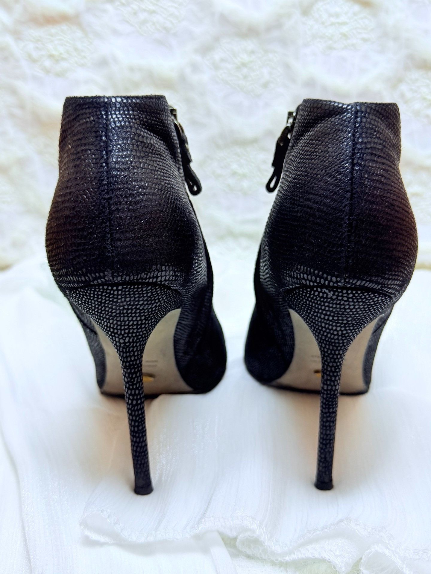 Sergio Rossi Sergio Rossi Animal Print Black Boots us_5 Women Size US 5 / IT 35 - 4 Thumbnail