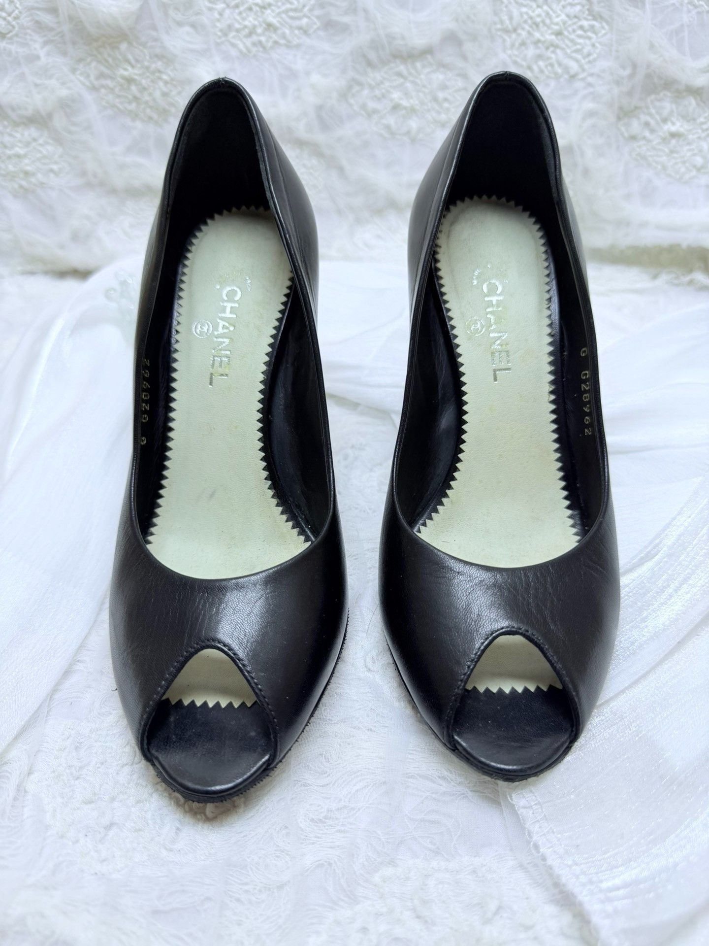 Chanel Chanel Black Lowtop Sneakers us_5-5 Women Size US 5.5 / IT 35.5 - 3 Thumbnail