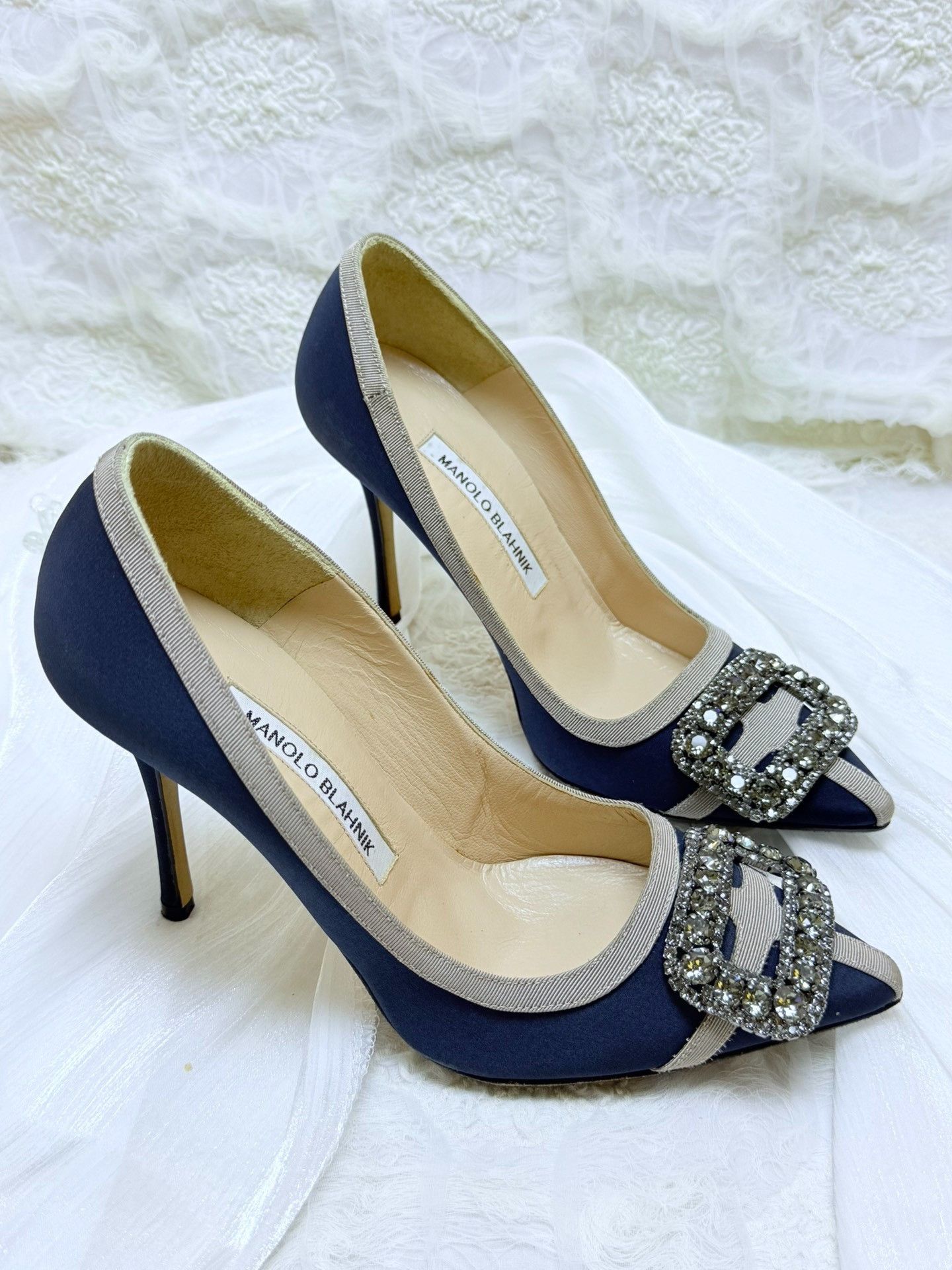 Manolo Blahnik Manolo Blahnik Blue Lowtop Sneakers us_5-5 Women Size US 5.5 / IT 35.5 - 2 Thumbnail