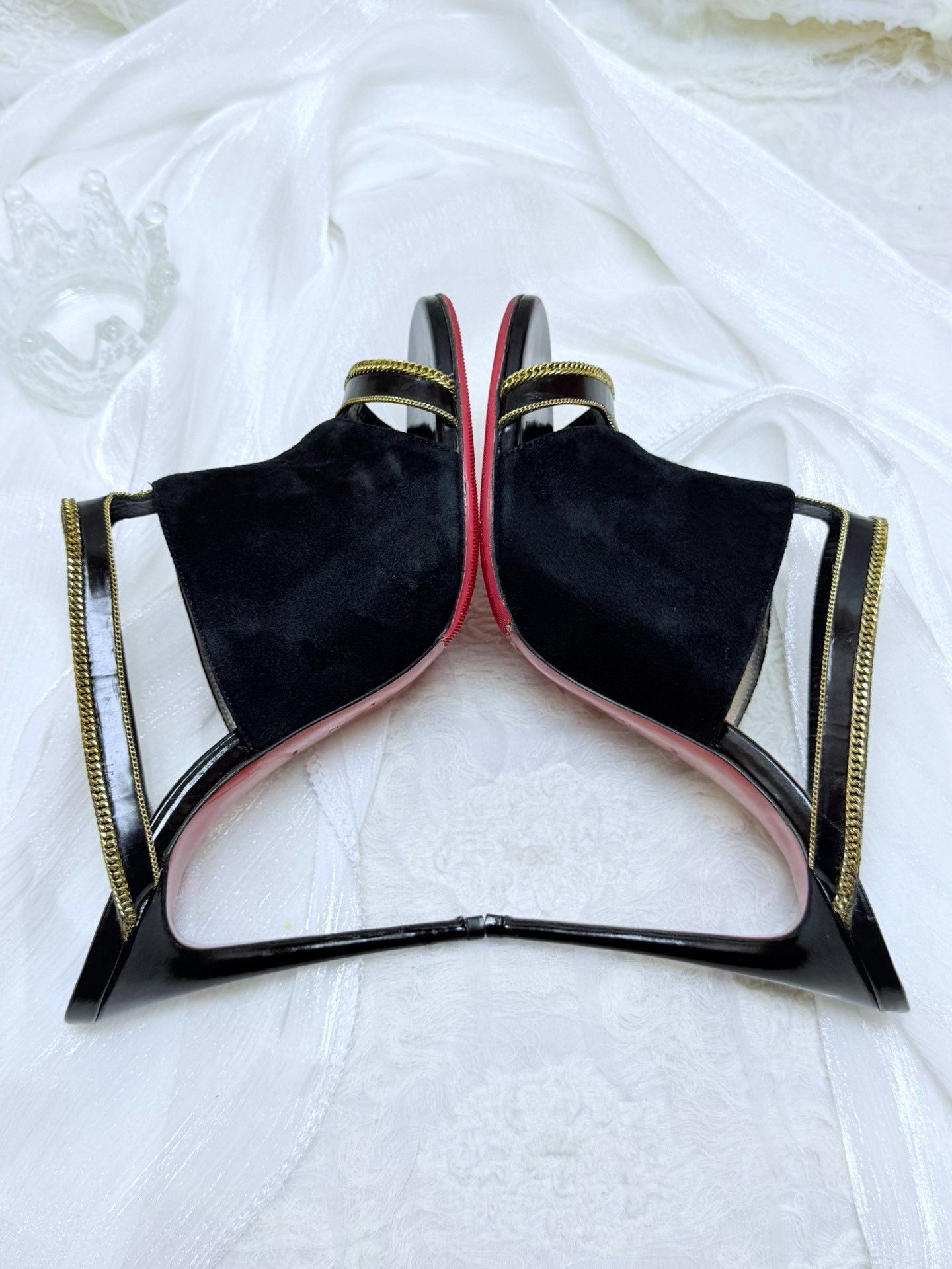 Christian Louboutin Christian Louboutin Black Sandals us_7 Women Size US 7 / IT 37 - 5 Thumbnail