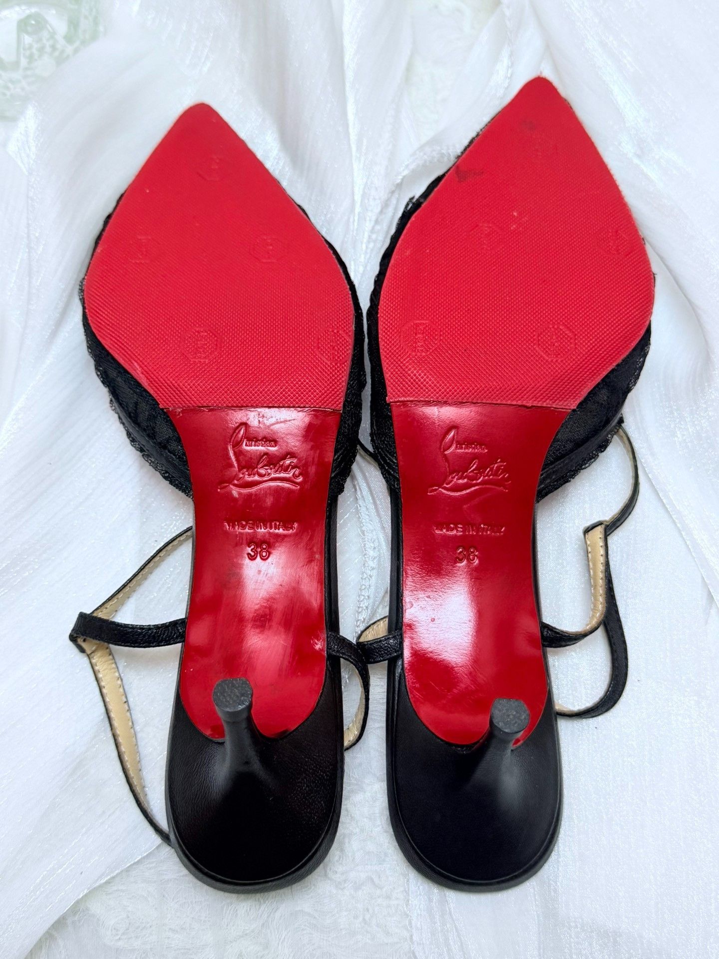 Christian Louboutin Christian Louboutin Black Sandals us_8 Women Size US 8 / IT 38 - 6 Thumbnail