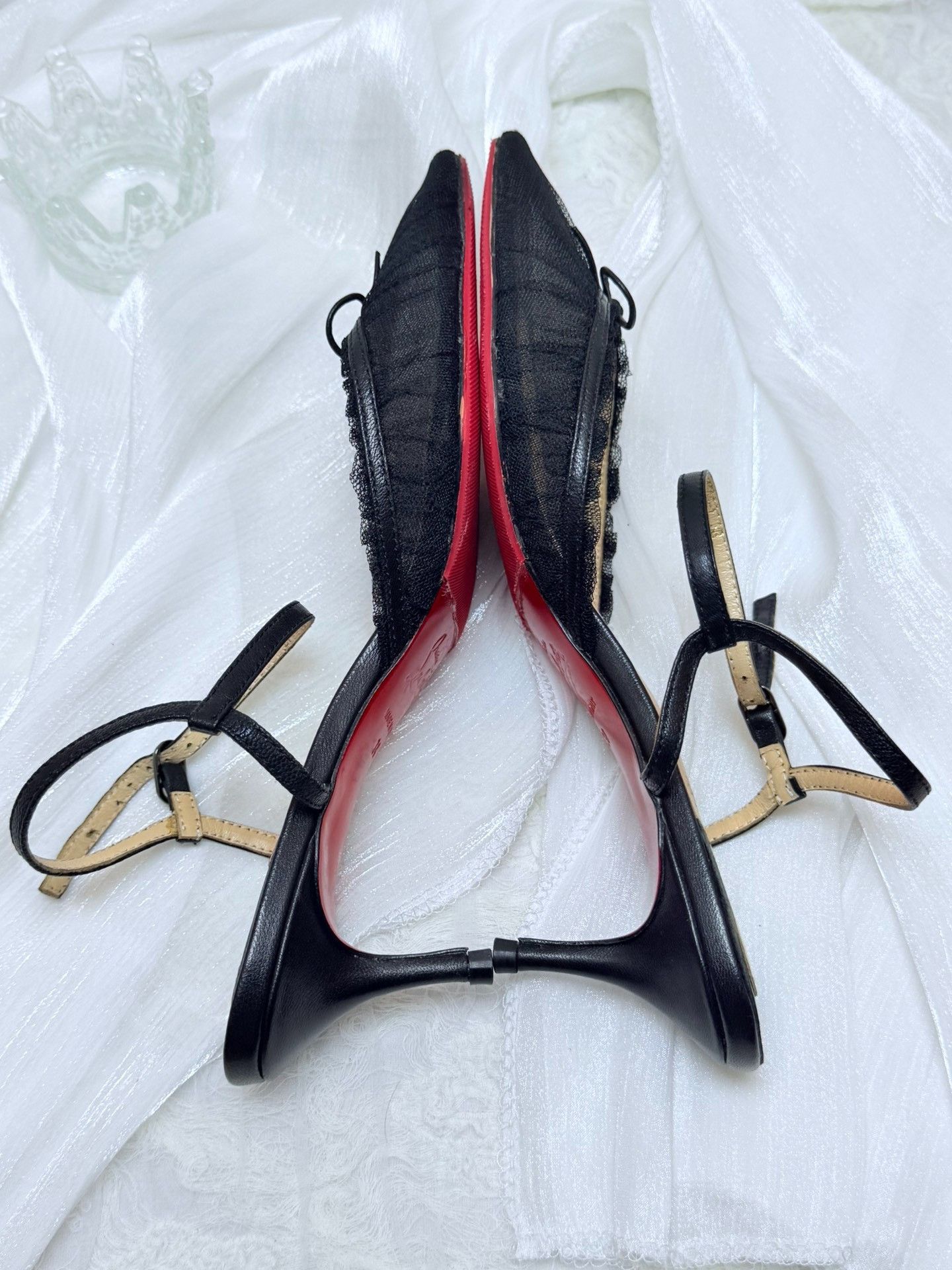 Christian Louboutin Christian Louboutin Black Sandals us_8 Women Size US 8 / IT 38 - 5 Thumbnail