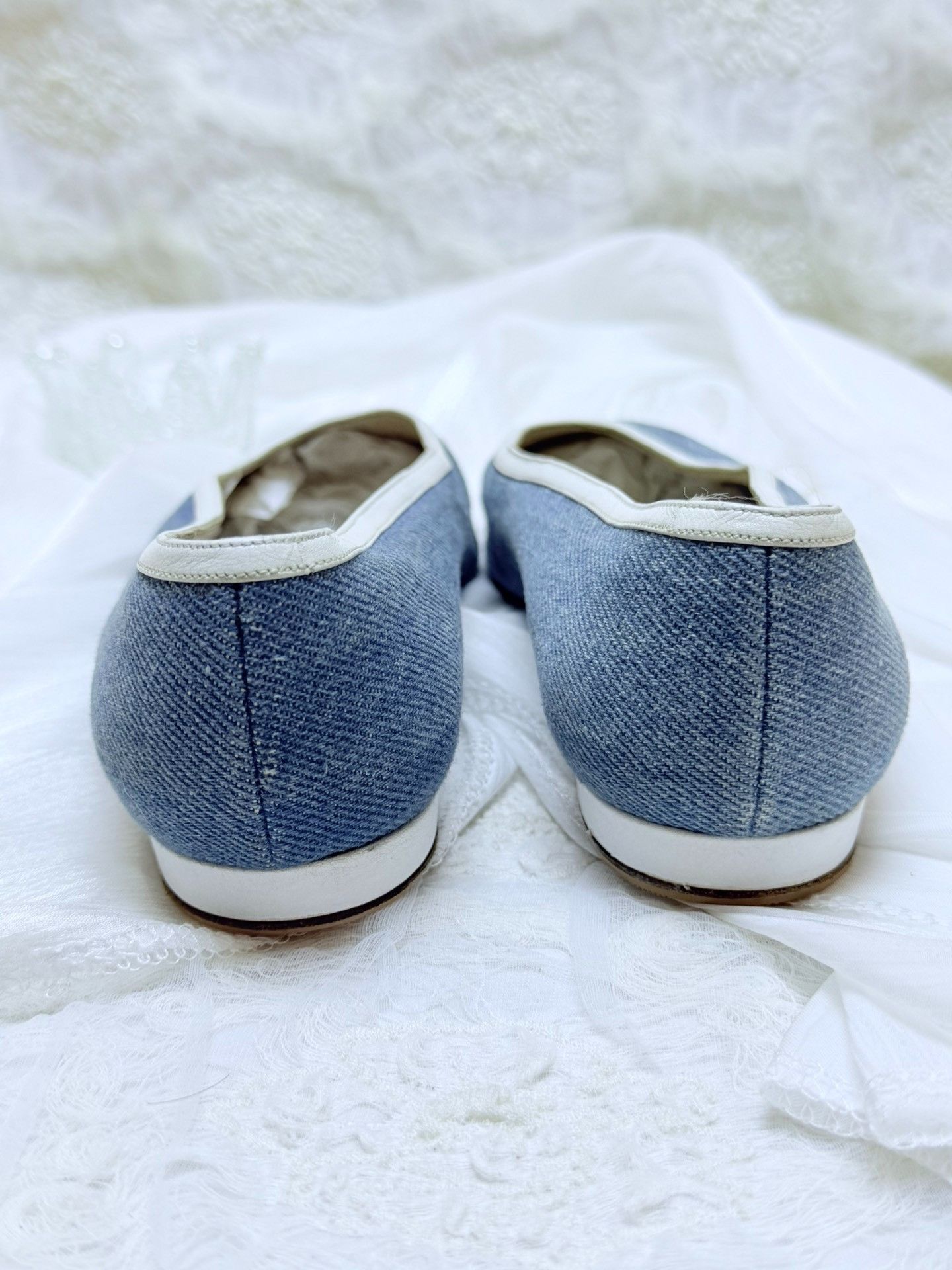 Chanel Chanel Denim Lowtop Sneakers us_6-5 Women Size US 6.5 / IT 36.5 - 4 Thumbnail