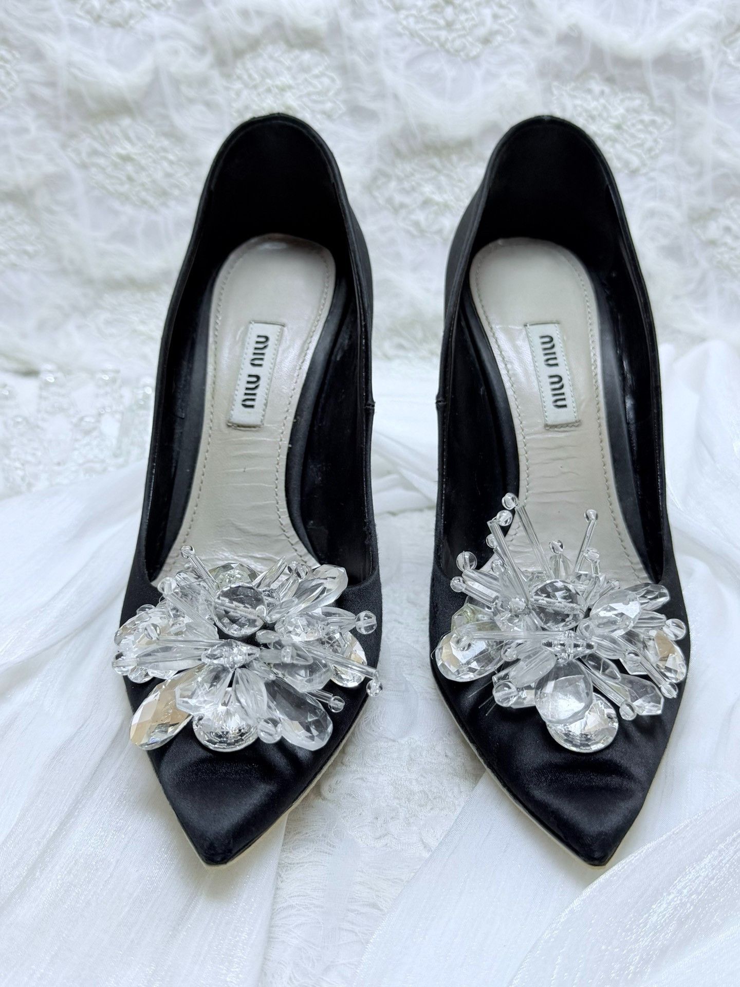 Miu Miu Miu Miu Clear Black Lowtop Sneakers us_7-5 Women Size US 7.5 / IT 37.5 - 3 Thumbnail