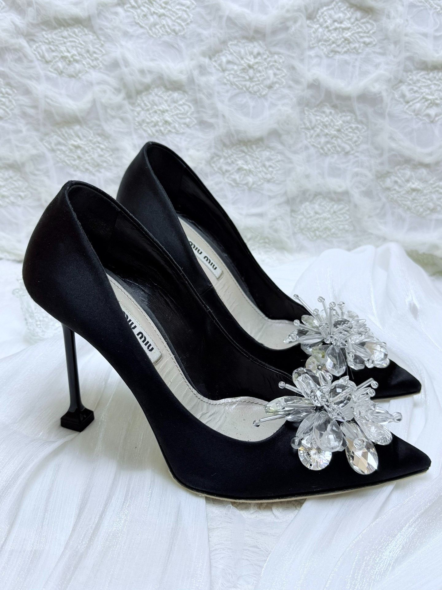 Miu Miu Miu Miu Clear Black Lowtop Sneakers us_7-5 Women Size US 7.5 / IT 37.5 - 2 Thumbnail